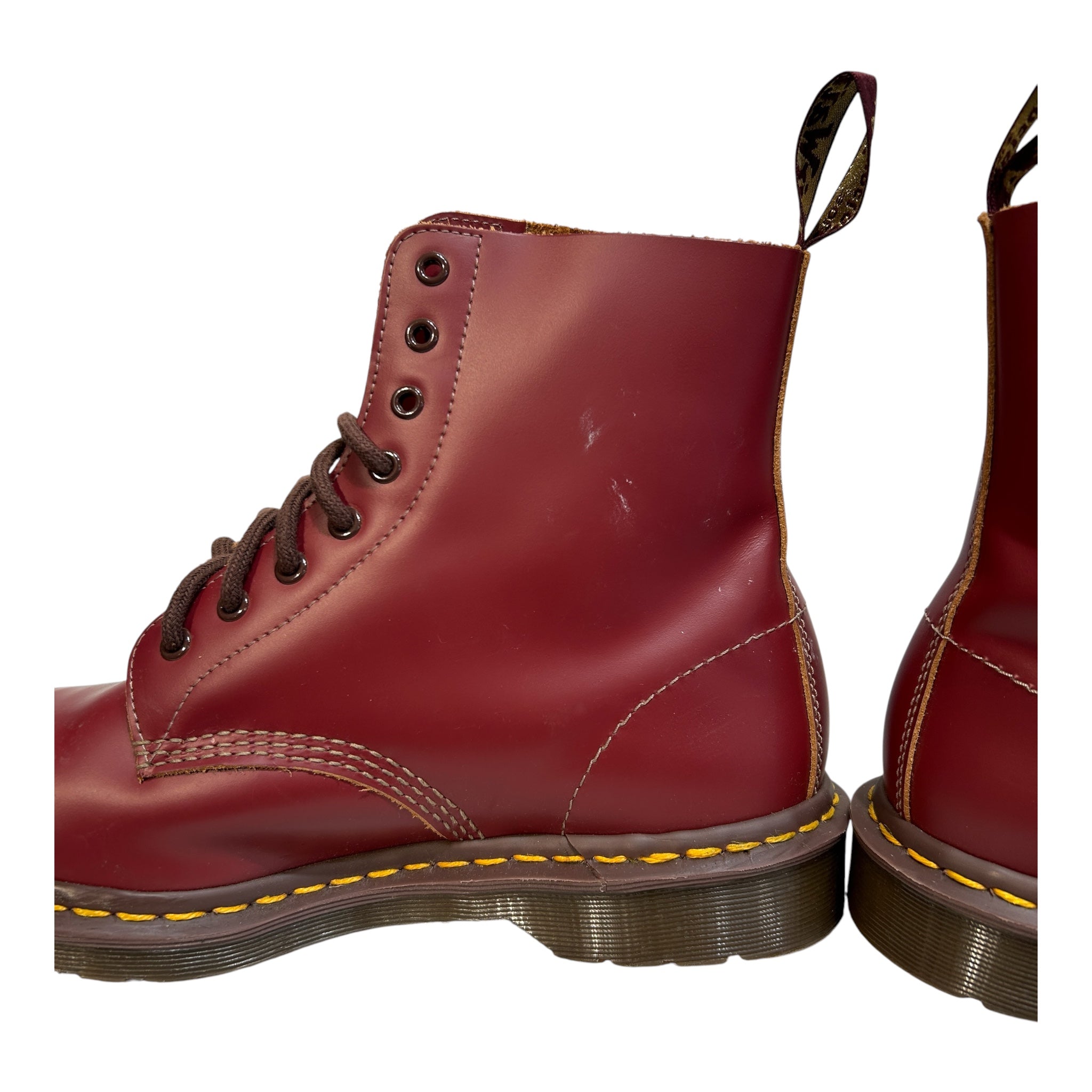 Dr.Martens/Lace Up Boots/US 10/Leather/RED/Made In England 1460 view 4