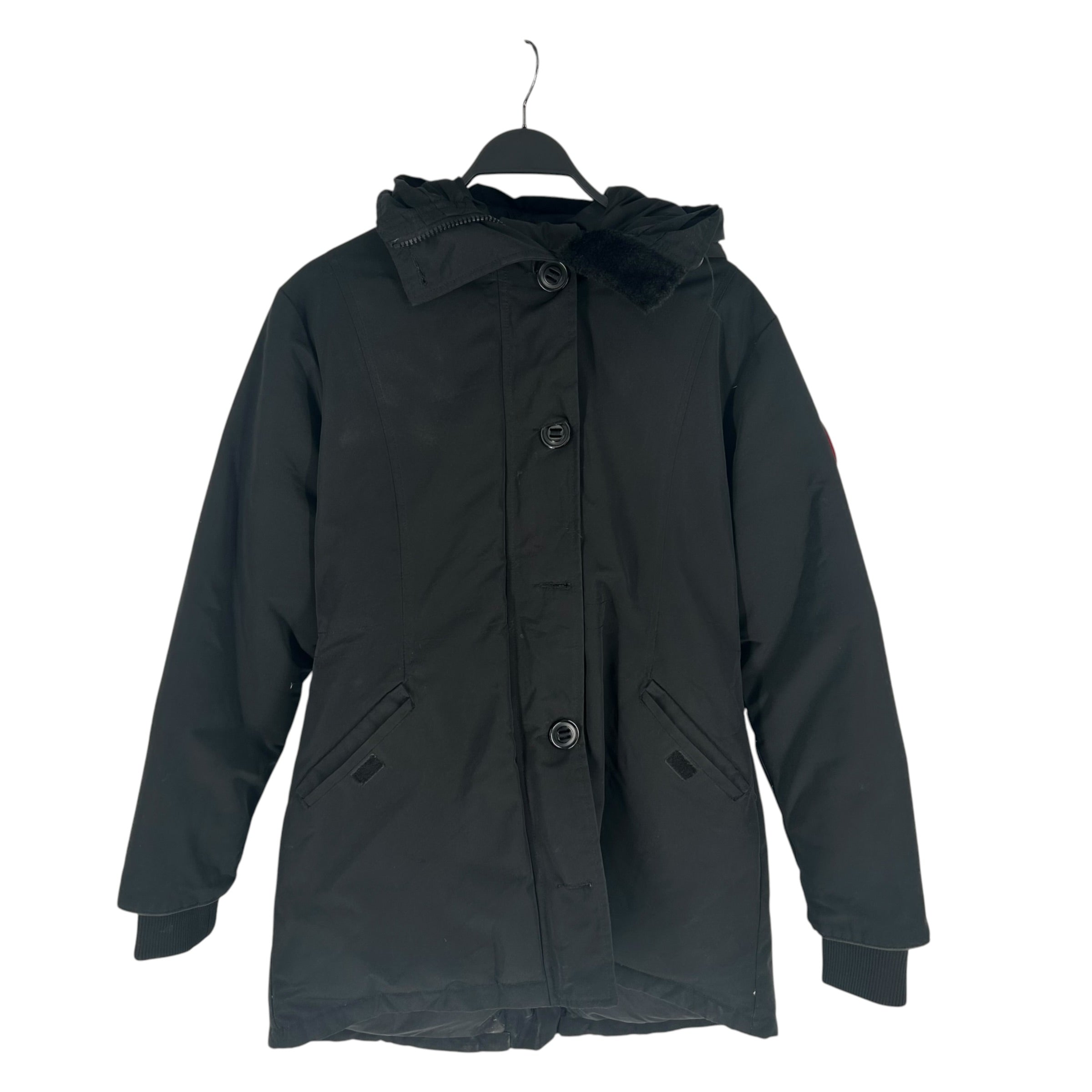 CANADA GOOSE/Puffer Jkt/L/Nylon/BLK/BUTTONED DOWN PARKA view 1