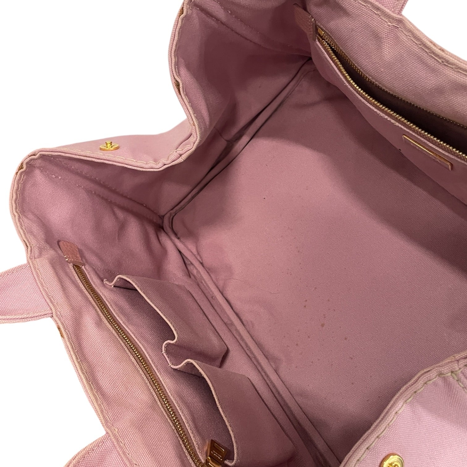 PRADA/Tote Bag/Cotton/PNK/CANVAS CANAPA TOTE BAG view 4