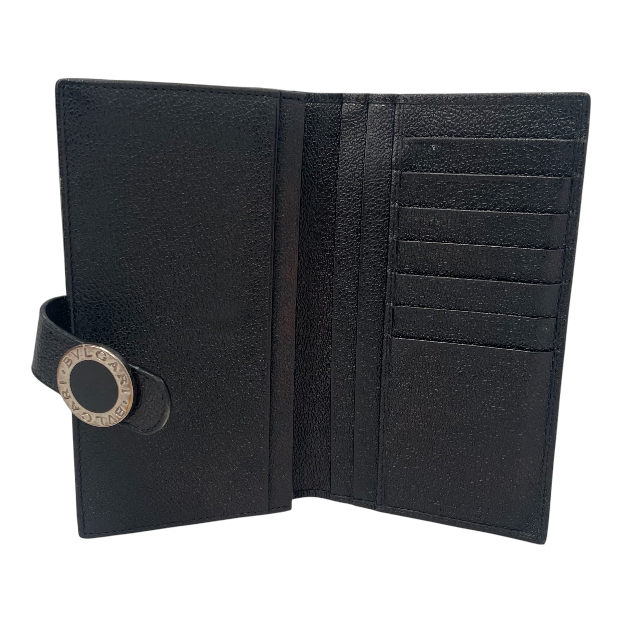 BVLGARI/Wallet/Leather/BLK/ view 4