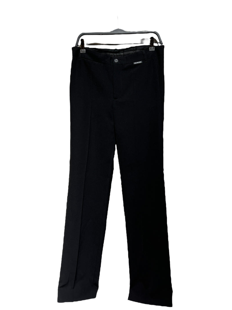 BALENCIAGA/Slacks/48/Polyester/BLK/
