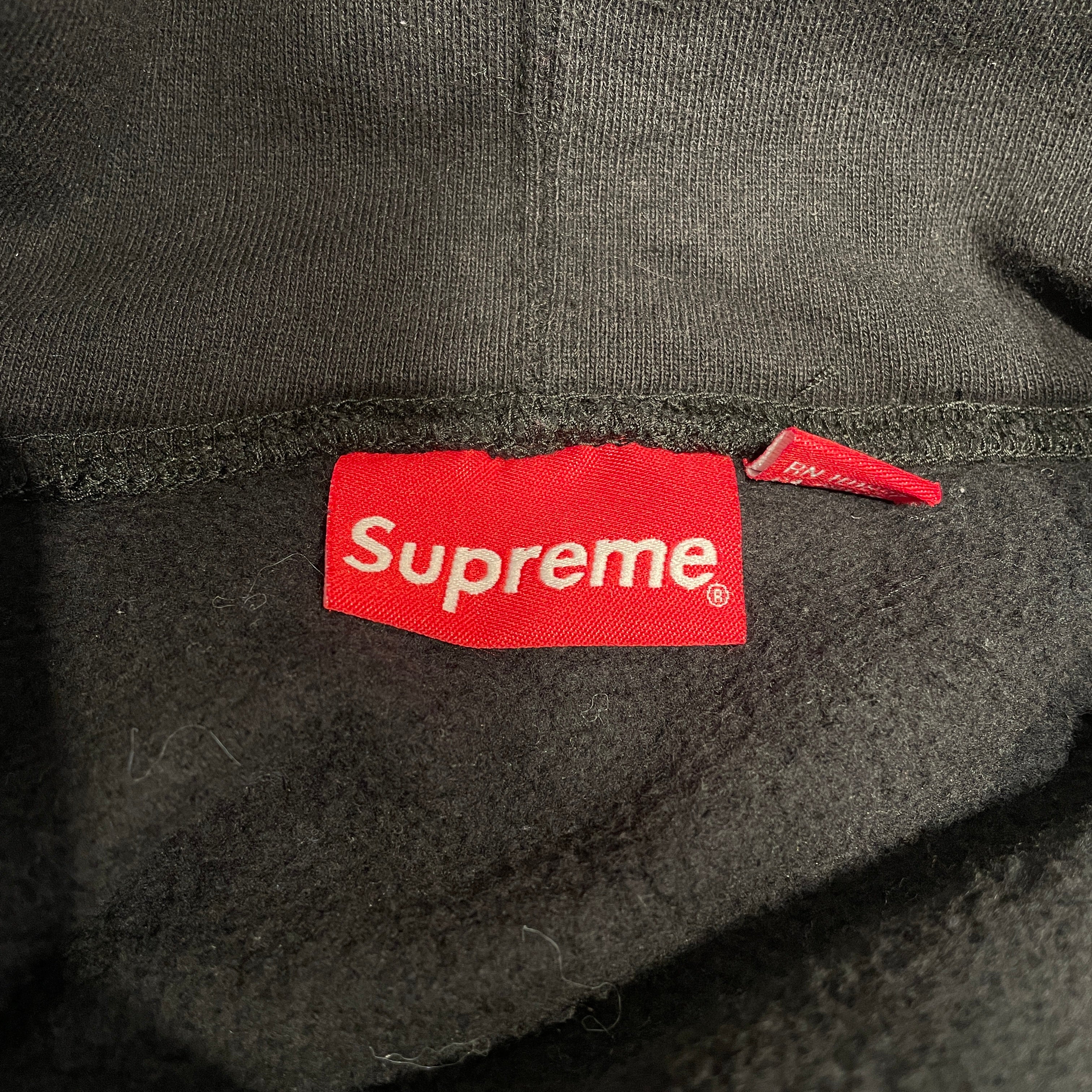 Supreme/Hoodie/M/Graphic/Cotton/BLK/ view 3