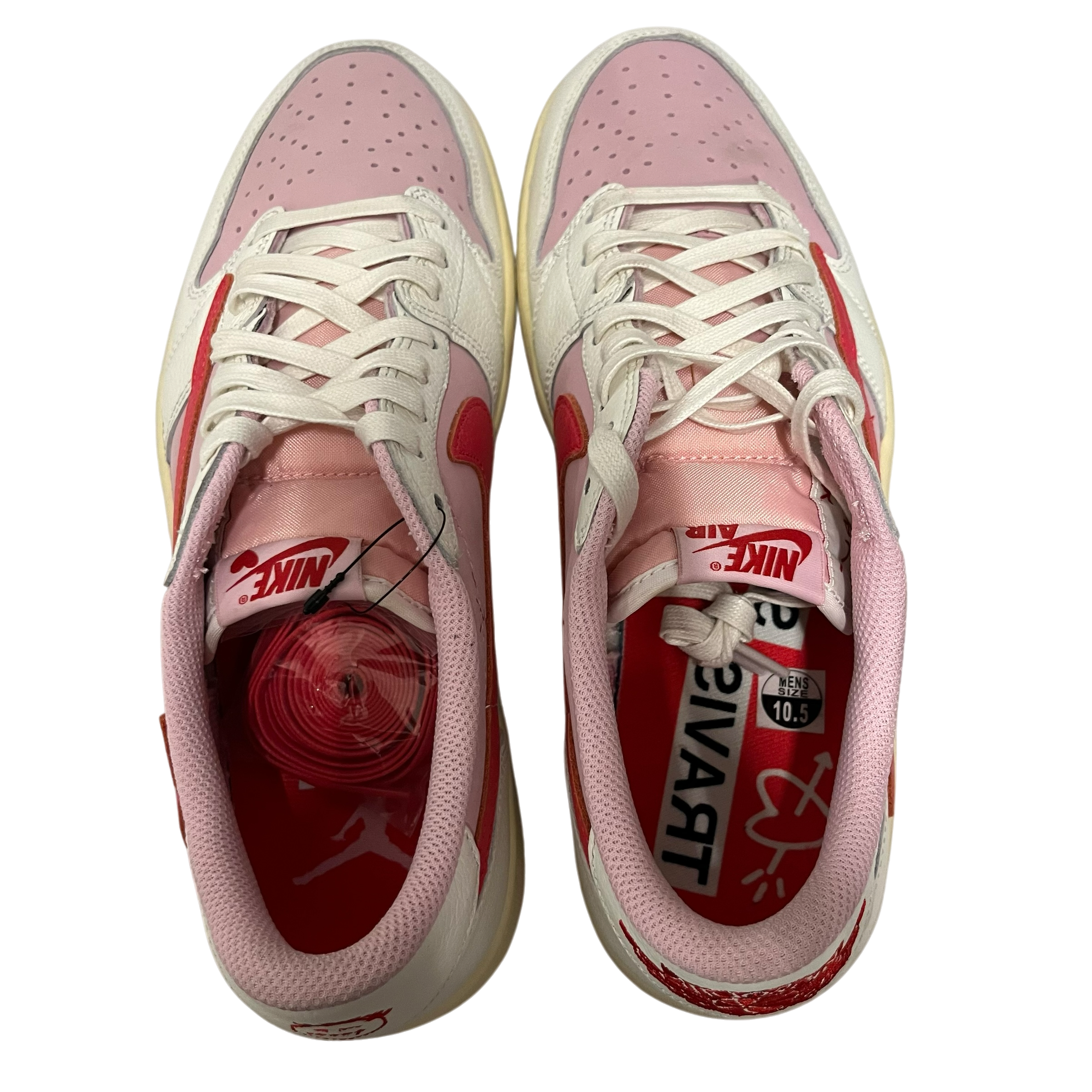 NIKE/Low-Sneakers/US 10.5/Leather/PNK/travis scott tropical pink view 6