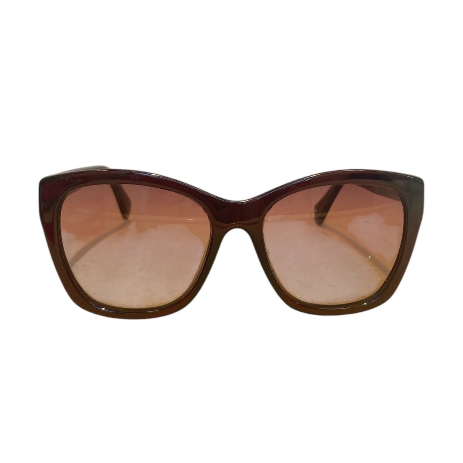 Salvatore Ferragamo/Sunglasses/Plastic/BRW/sunglasses redish view 1