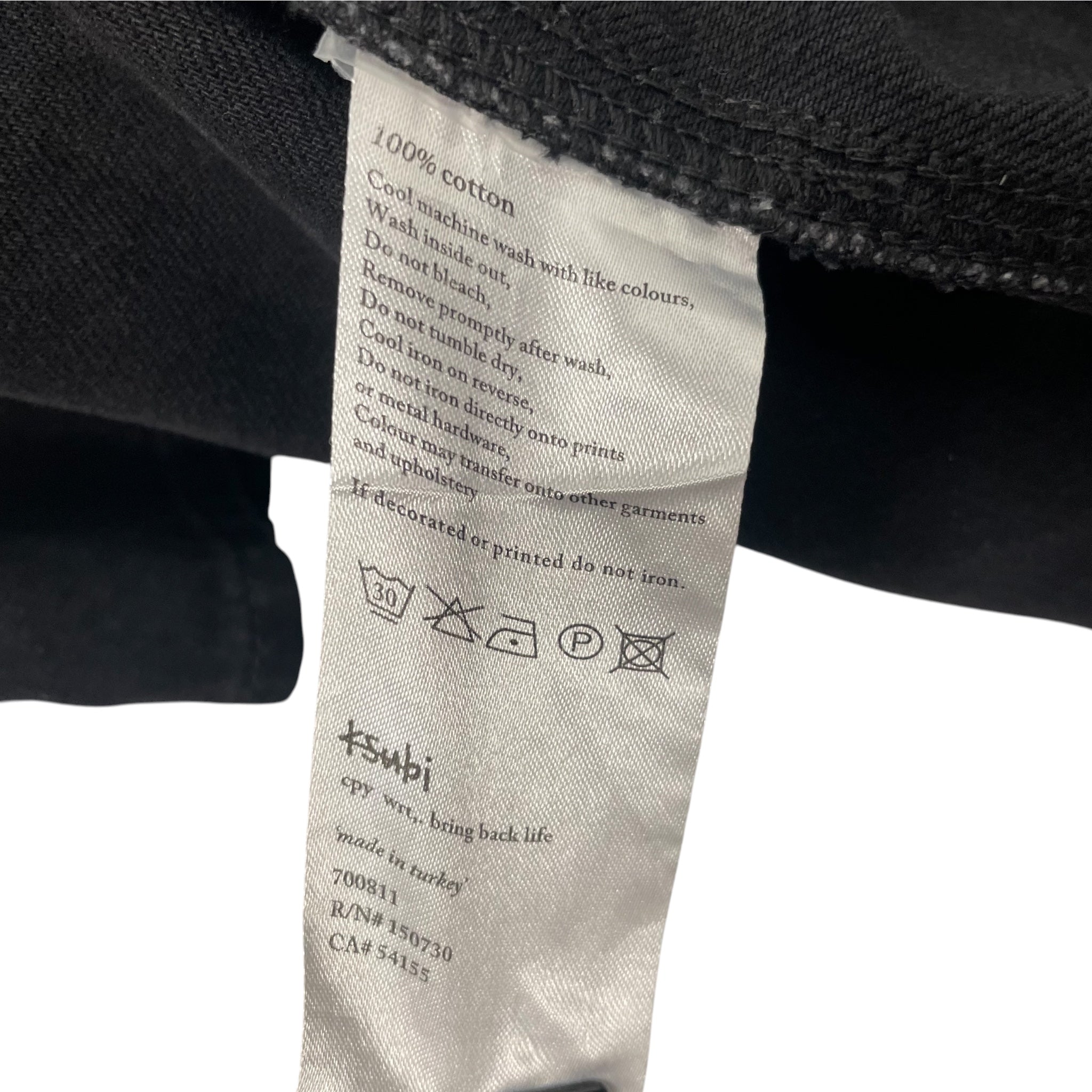 ksubi/Denim Jkt/XS/Denim/BLK/LONG DENIM JKT OPEN BACK view 4