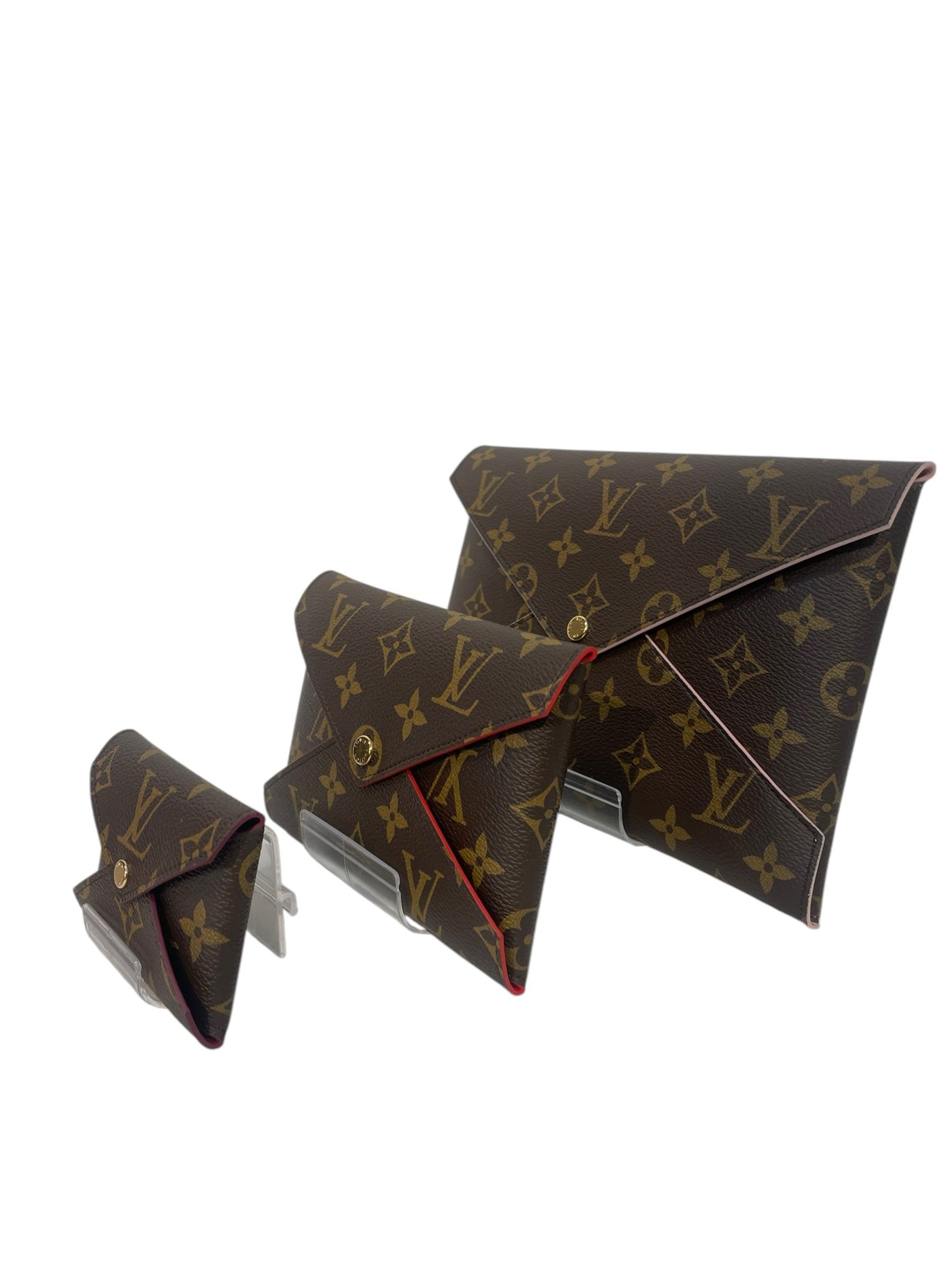 LOUIS VUITTON/Pouch/Monogram/Leather/BRW/kirigami pochette set view 1