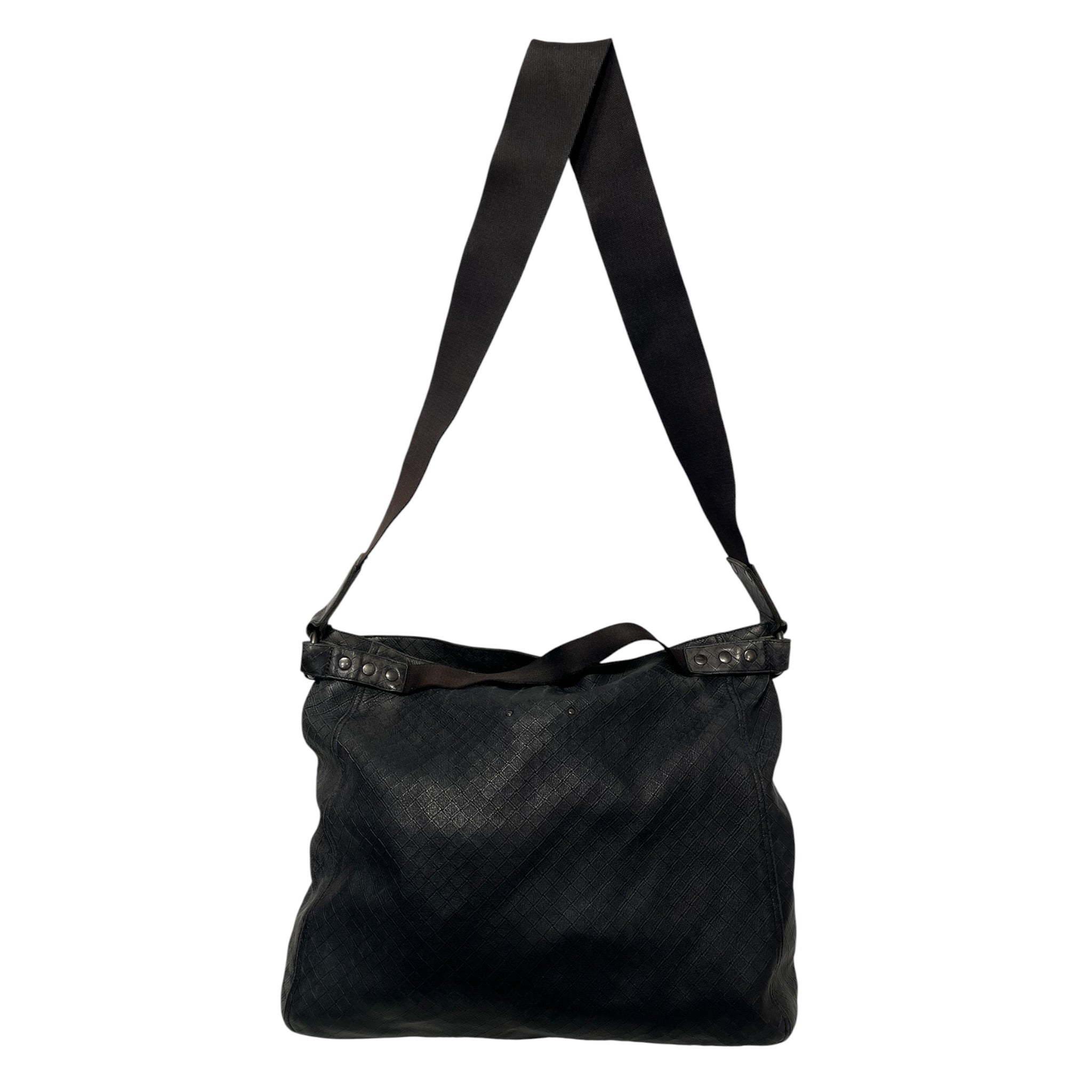 BOTTEGA VENETA/Cross Body Bag/Leather/BLK/B028256191 | SILVER RIVETS view 2