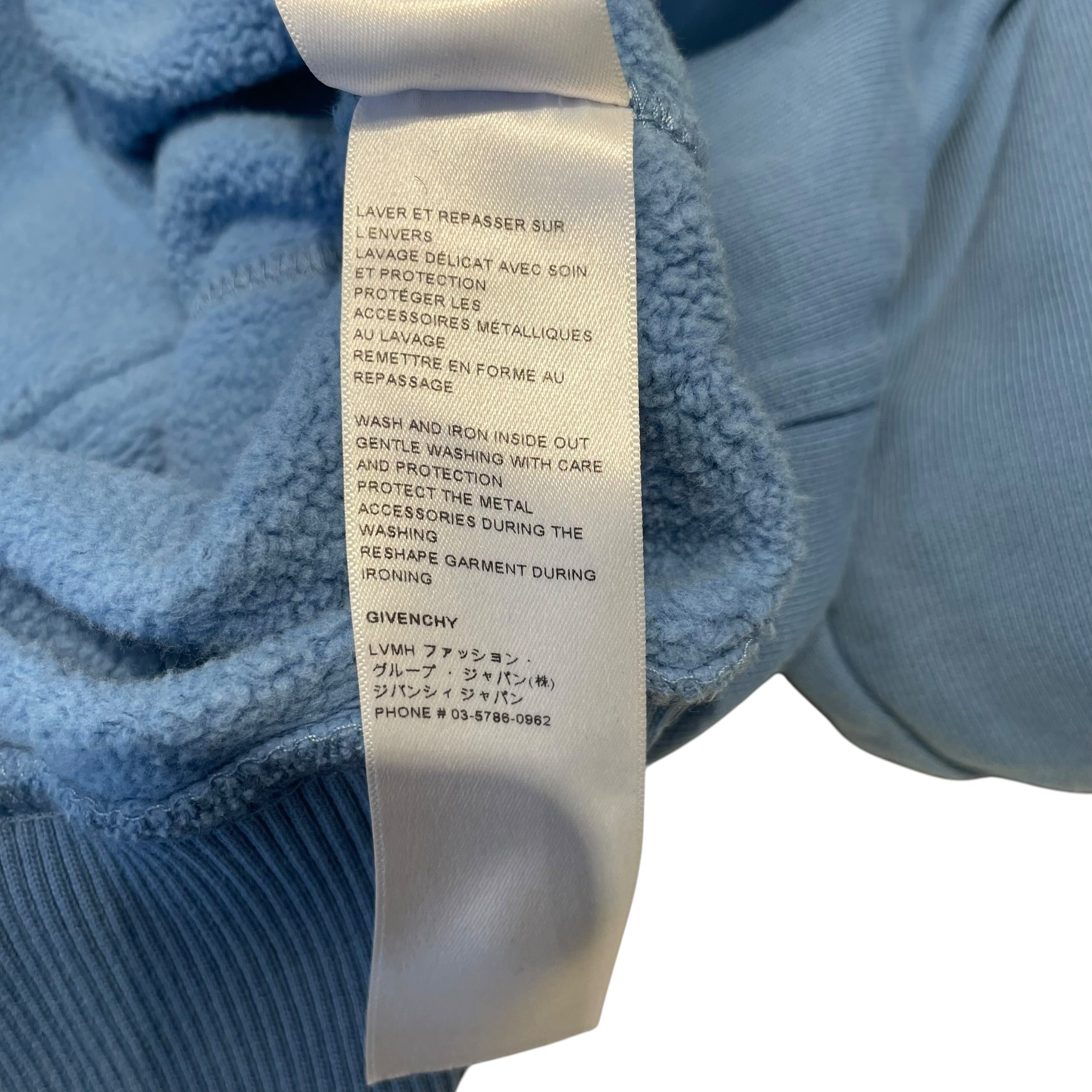 GIVENCHY/Hoodie/S/BLU/Logo Pocket view 5