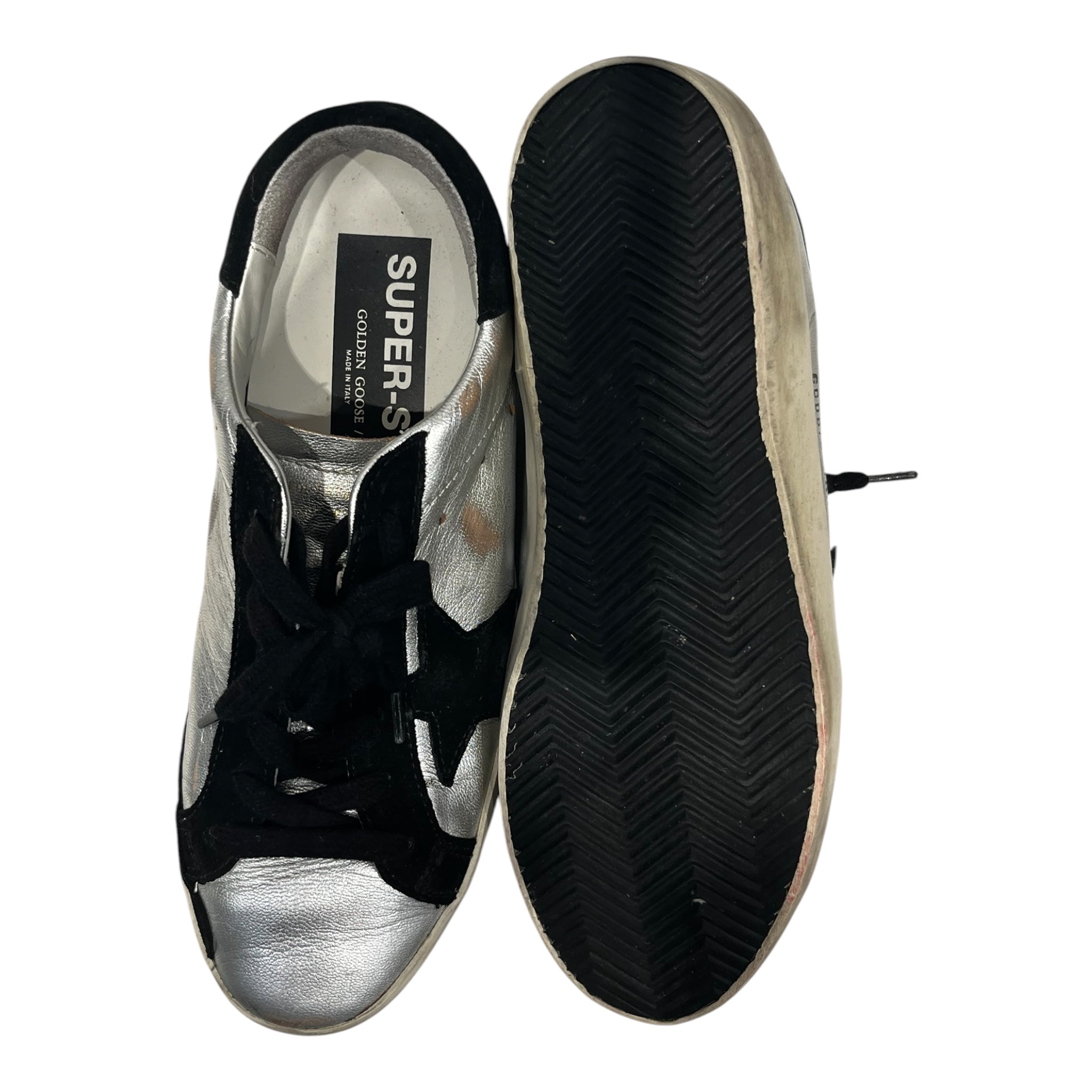 GOLDEN GOOSE/Low-Sneakers/EU 39/Iridescent/Suede/SLV/super-star view 4