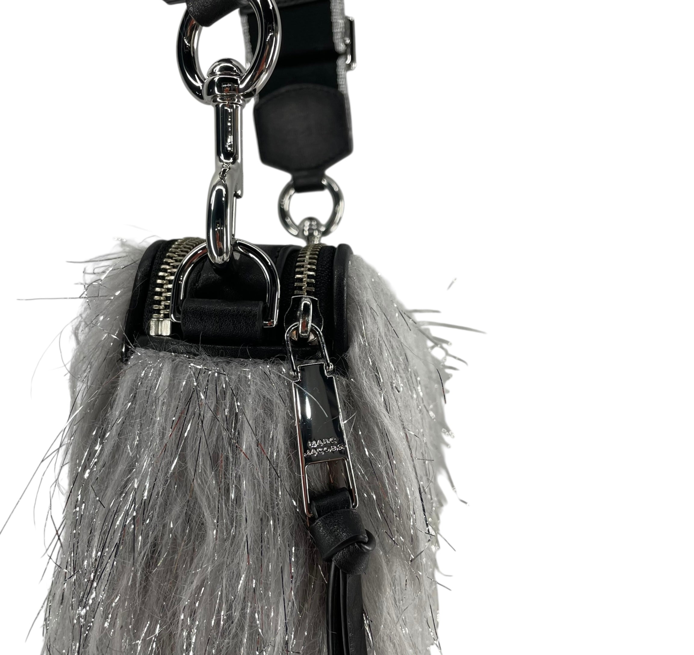 MARC JACOBS/Cross Body Bag/Fake Fur/SLV/SILVER FUR SNAPSHOT view 4