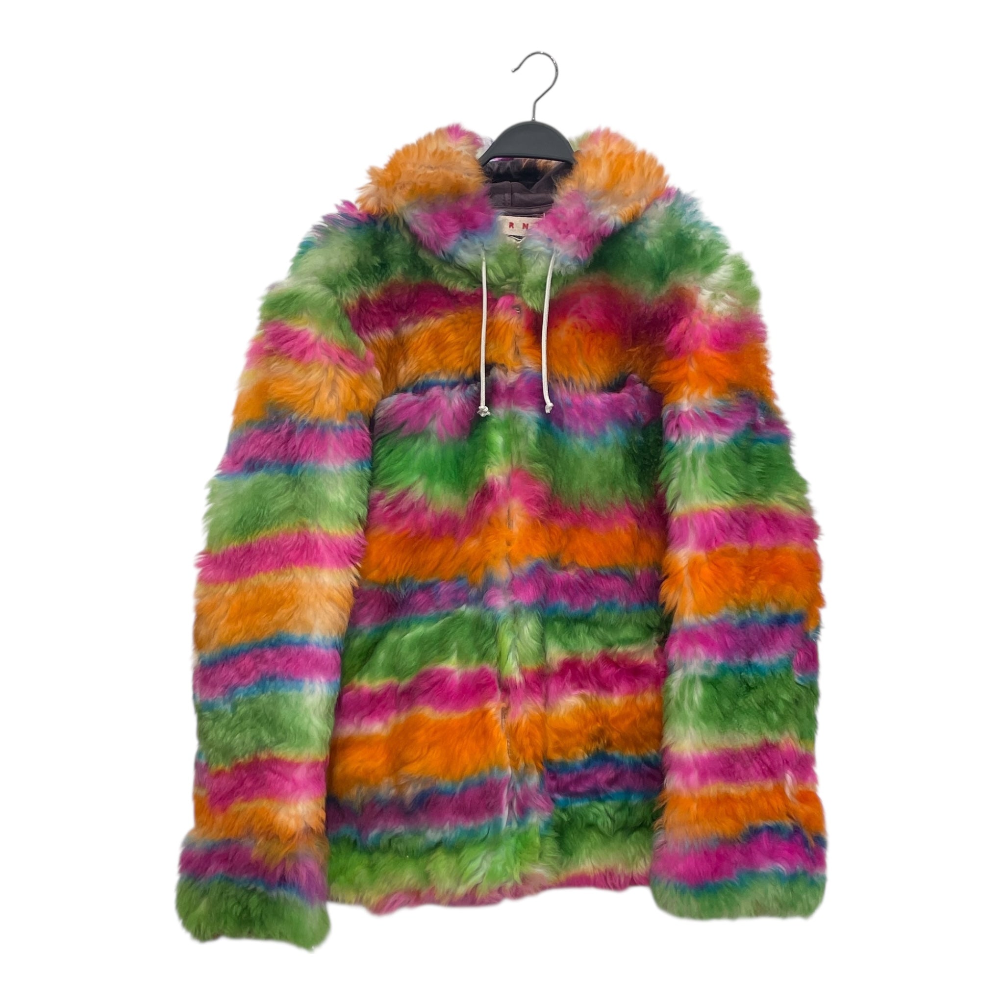 MARNI/Jacket/50/Fur/MLT/All Over Print/PAINTED FUR LEATHER LINE JKT view 1