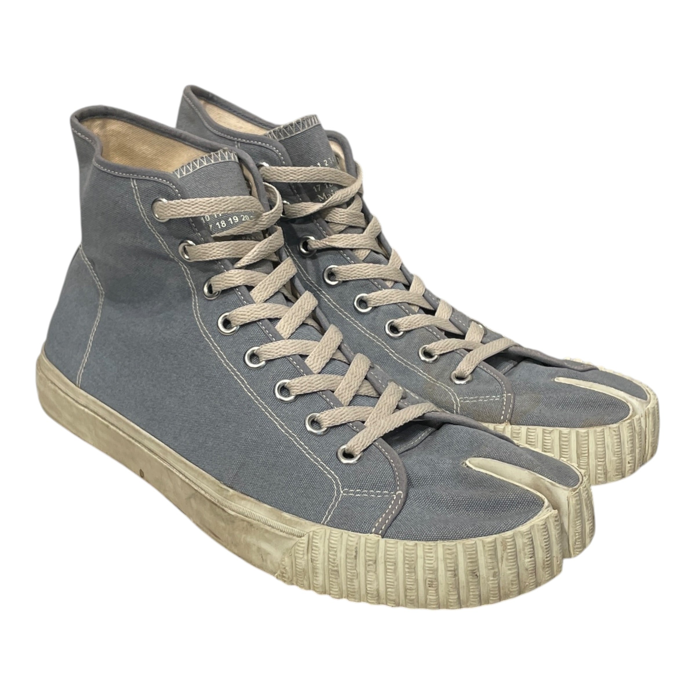 Maison Martin Margiela/Hi-Sneakers/EU 45/Cotton/BLU/CANVAS view 1