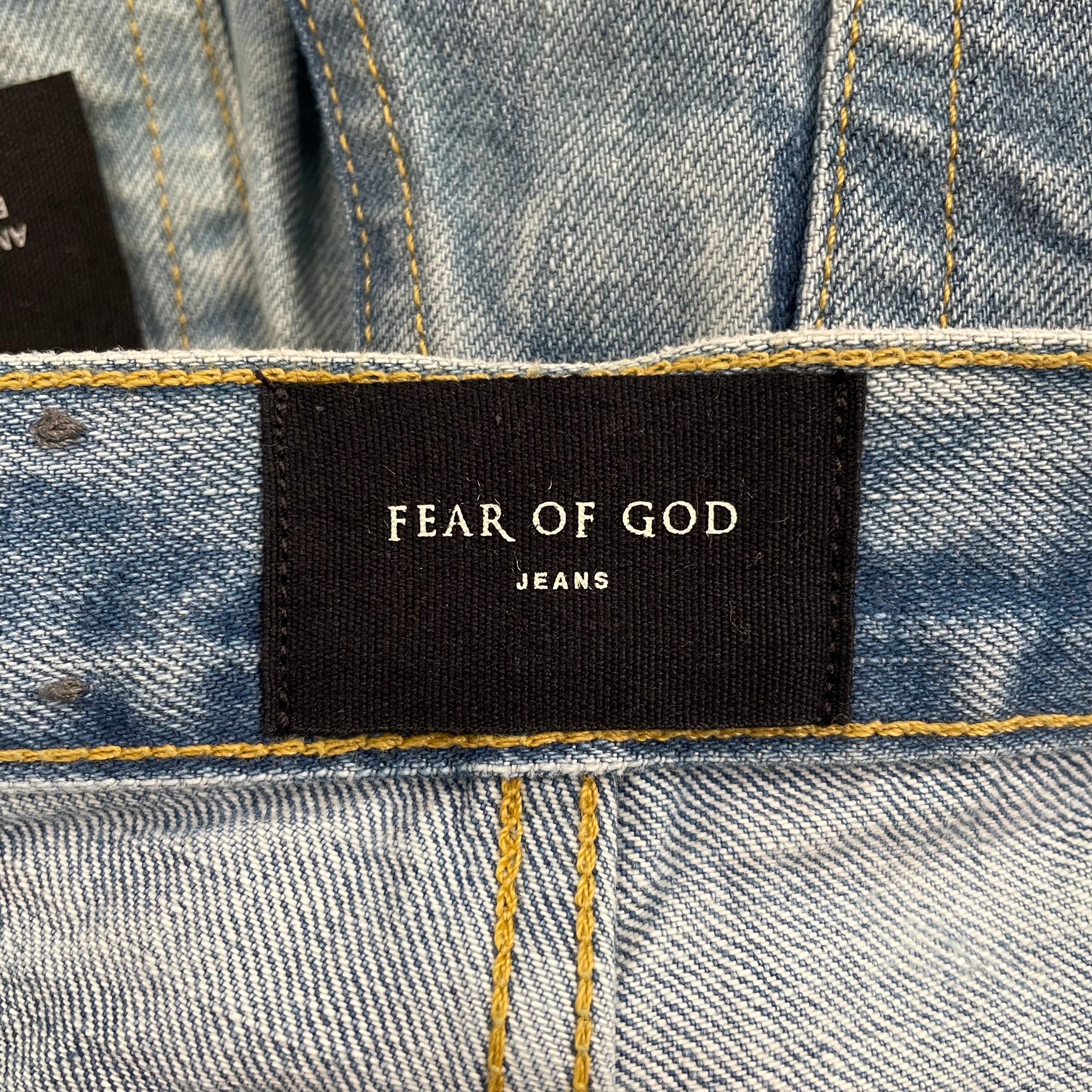 FEAR OF GOD/Skinny Pants/29/Cotton/BLU/Holy Water view 3