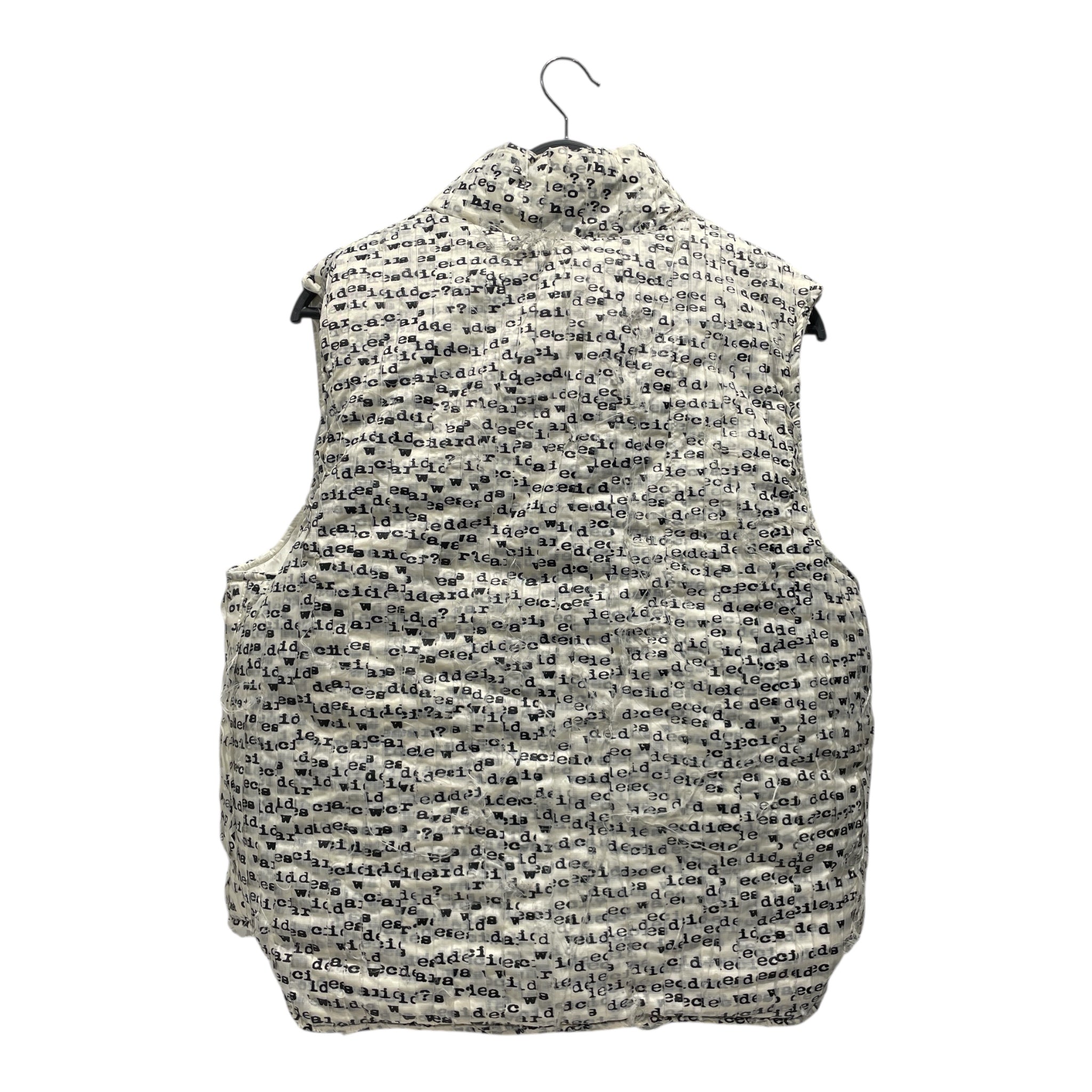 WHO DECIDES WAR/Vest/M/Graphic/Cotton/WHT/Utility/WHO DECIDES WAR RIPPLE VEST view 2