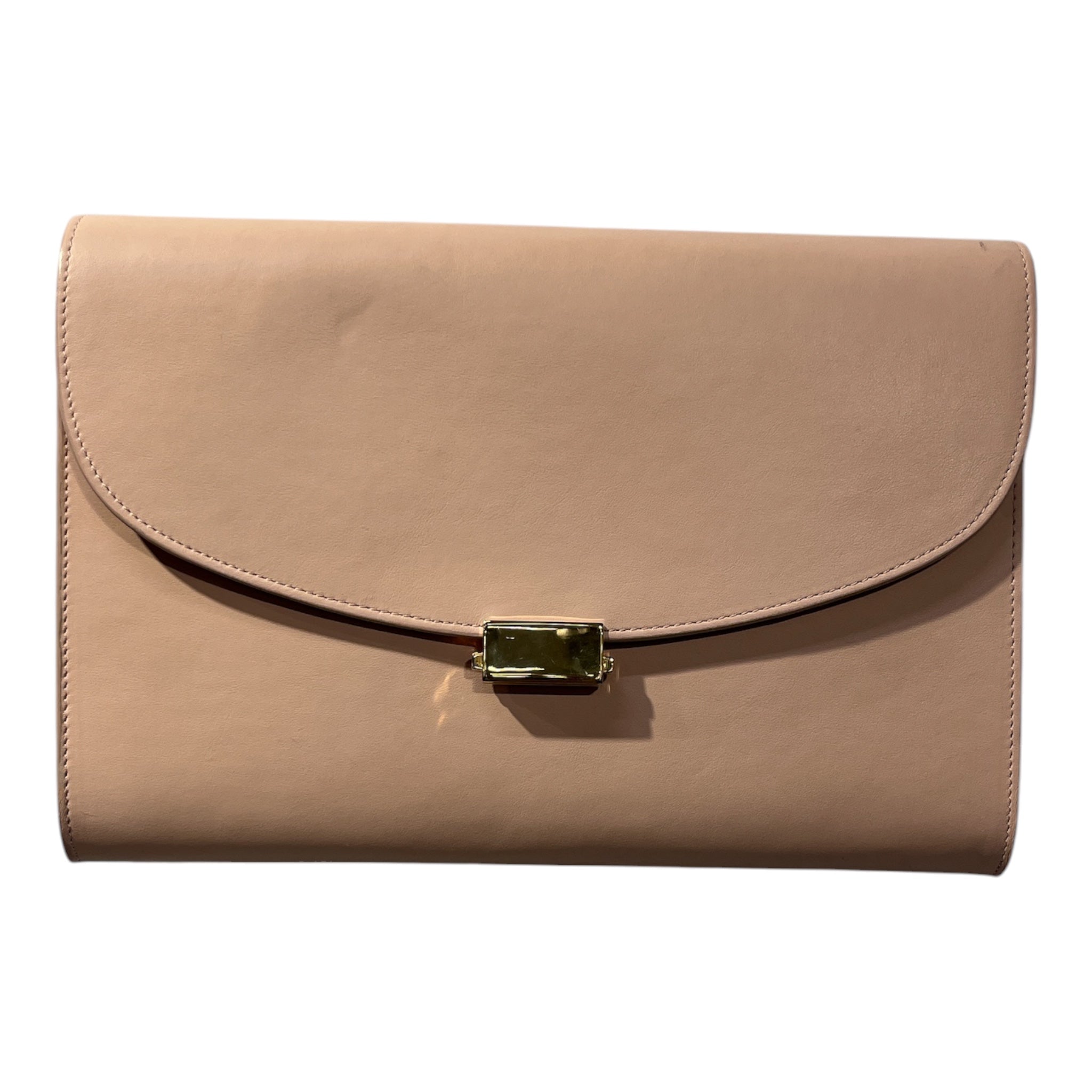 Mansur Gavriel/Clutch Bag/Leather/PNK/CLUTH W GOL HARDWARE view 1