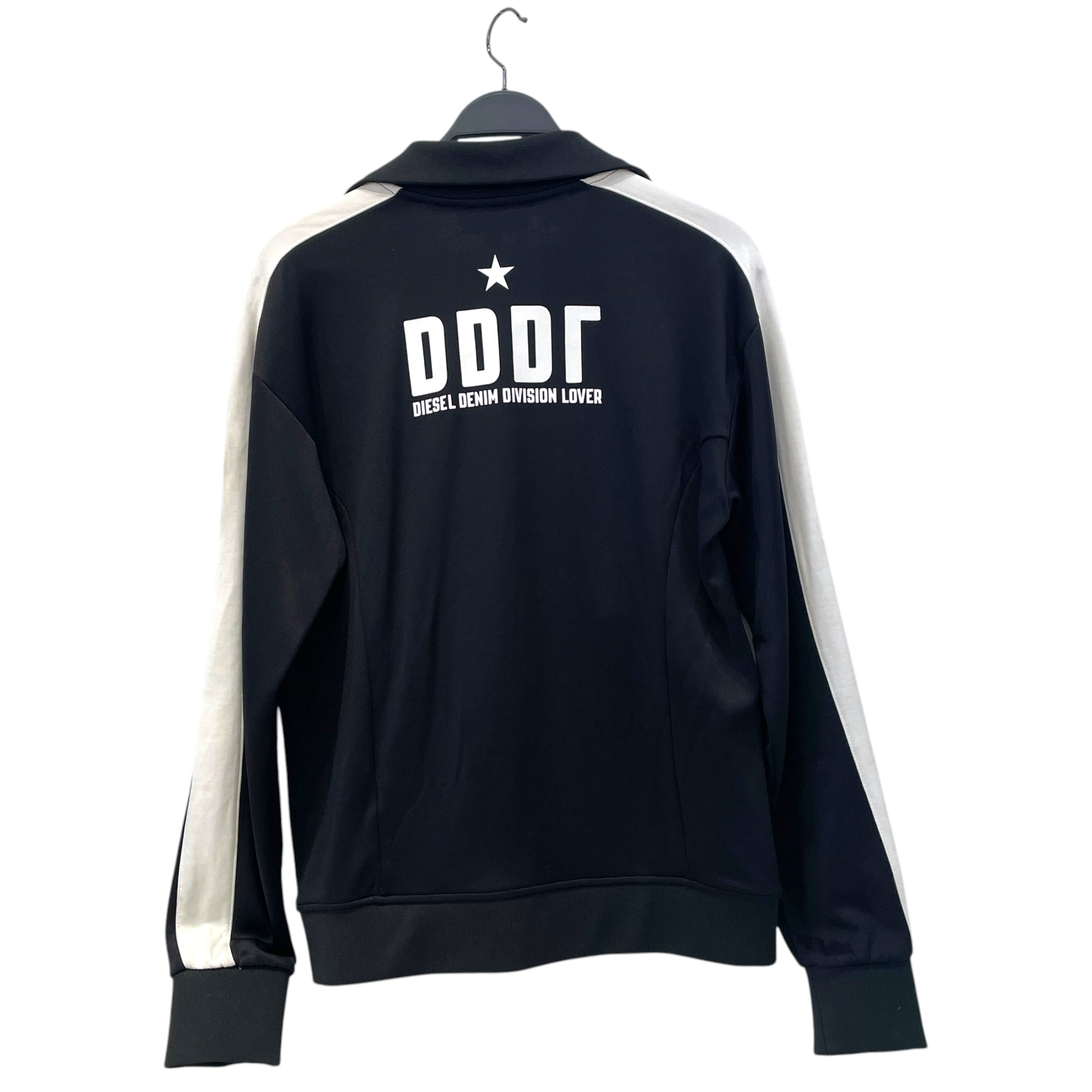 DIESEL/Sweatshirt/L/Nylon/BLK/elmar full zip sweatshirt view 2