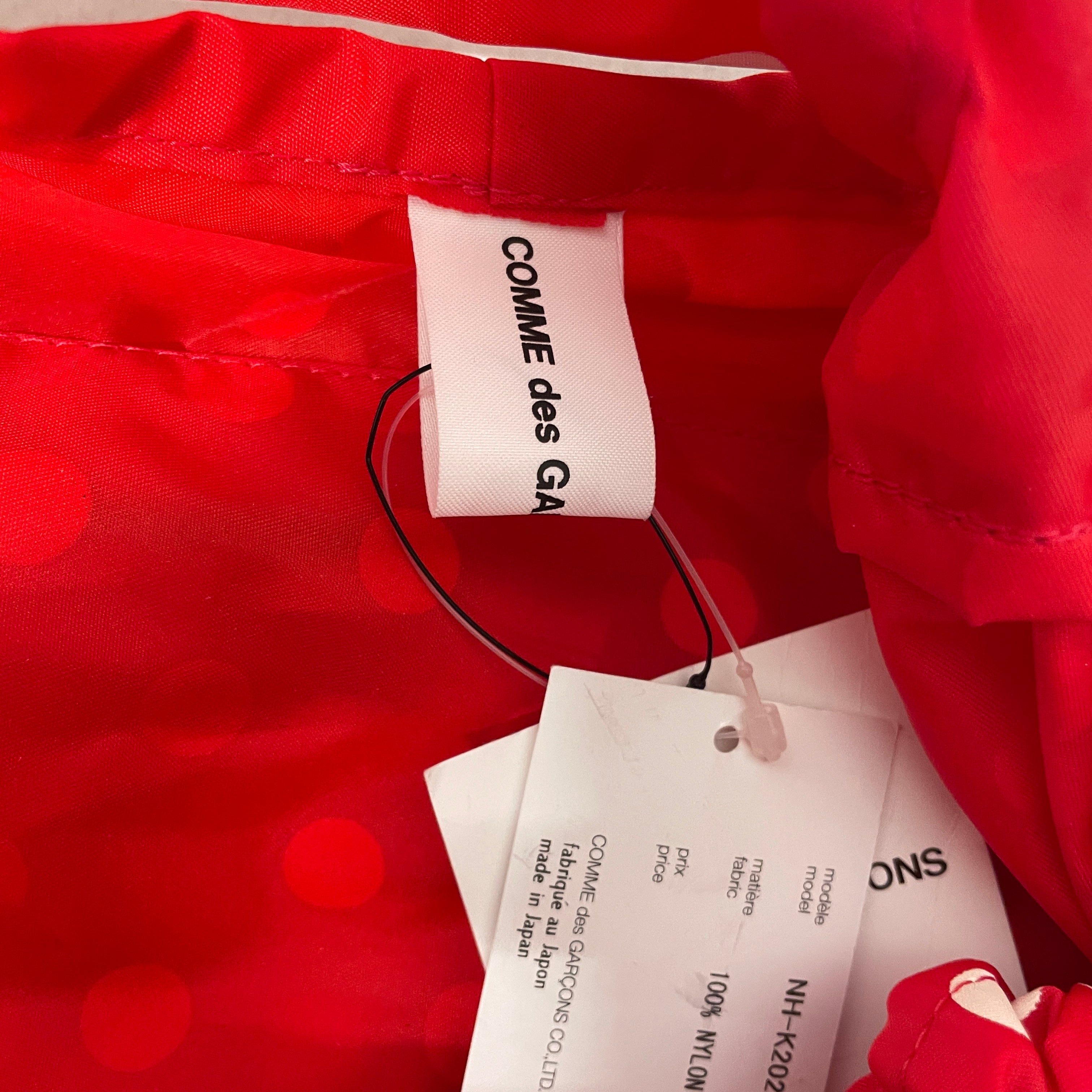 COMME des GARCONS/Hand Bag/Polka dot/Nylon/RED/CANDY WRAPPER view 4