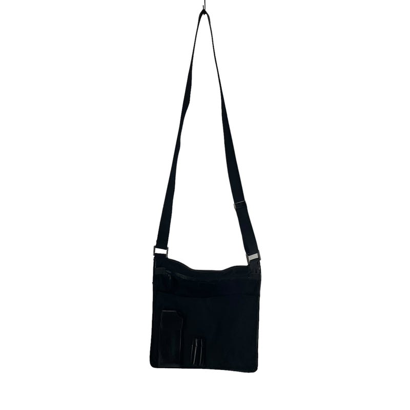 GUCCI/Cross Body Bag/Polyester/BLK/SHOULDER BAG