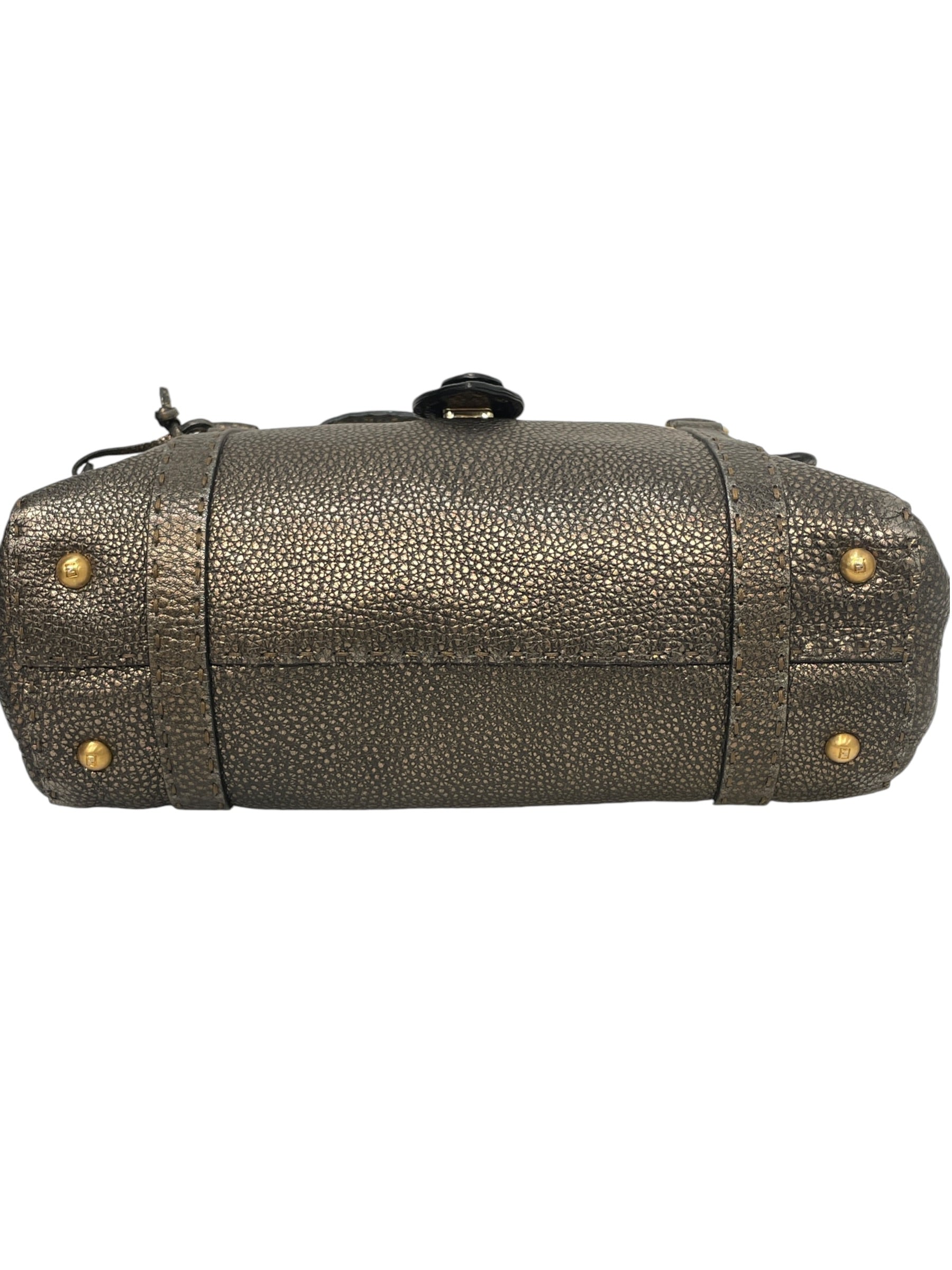 FENDI/Hand Bag/Leather/Brown/8BR457 Selleria Linda view 3