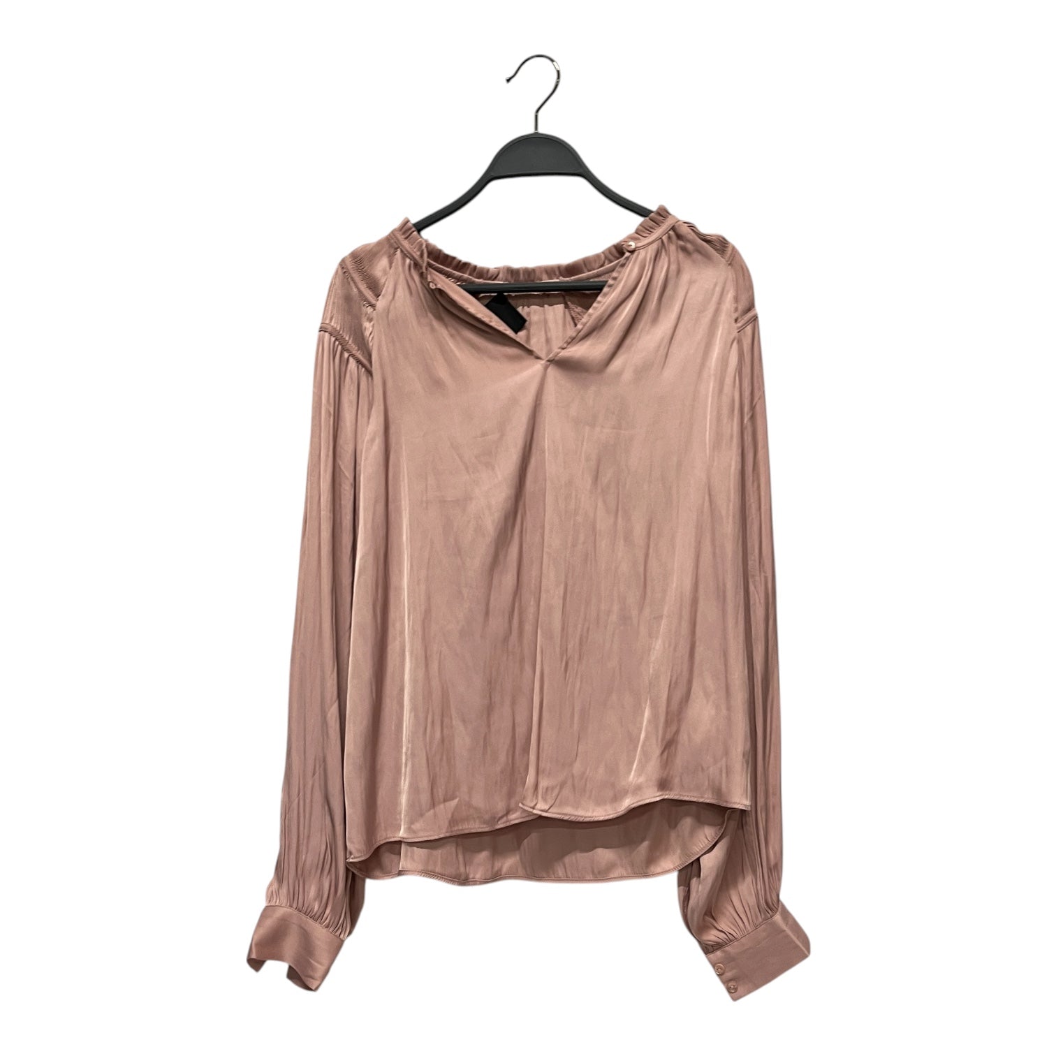 Just cavalli/LS Blouse/Silk/PNK/Puff Sleeve/PLEATED SHOULDERS view 1