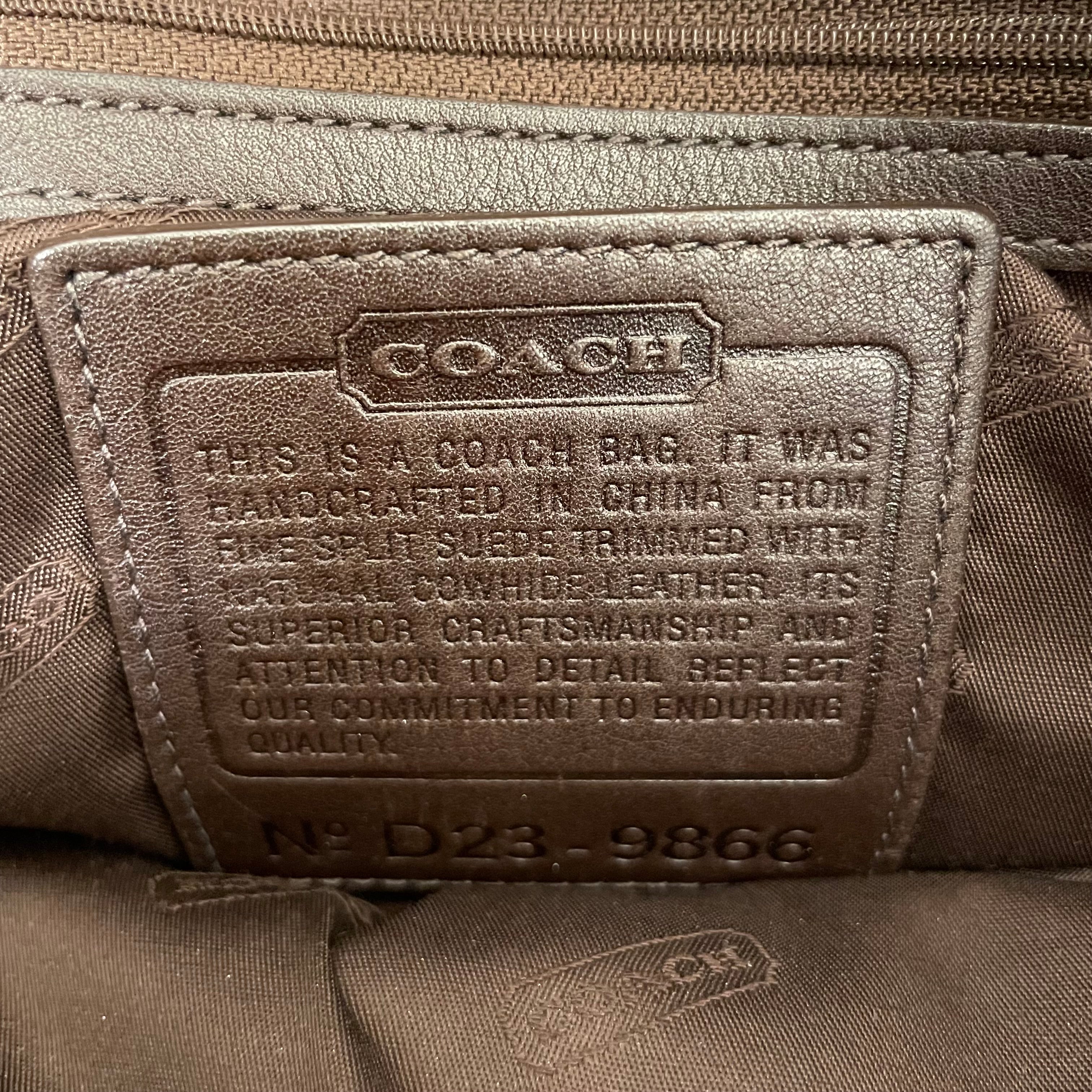 COACH/Tote Bag/Suede/CML/HAND BAG view 7