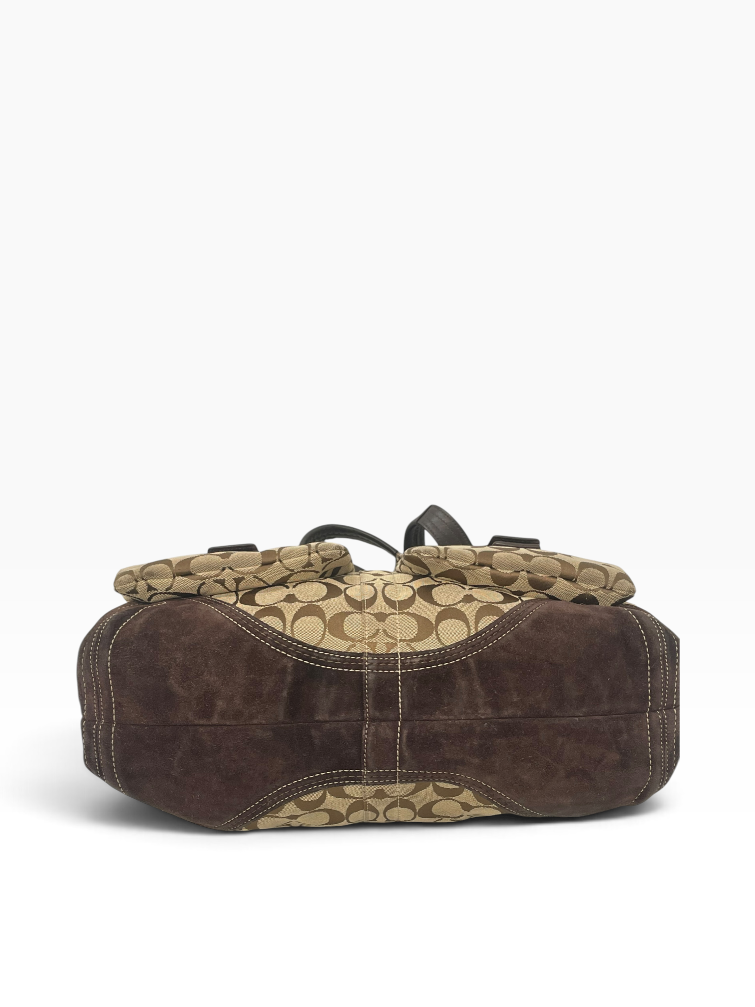 COACH/Tote Bag/Monogram/Cotton/CML/double pocket 06378 view 3