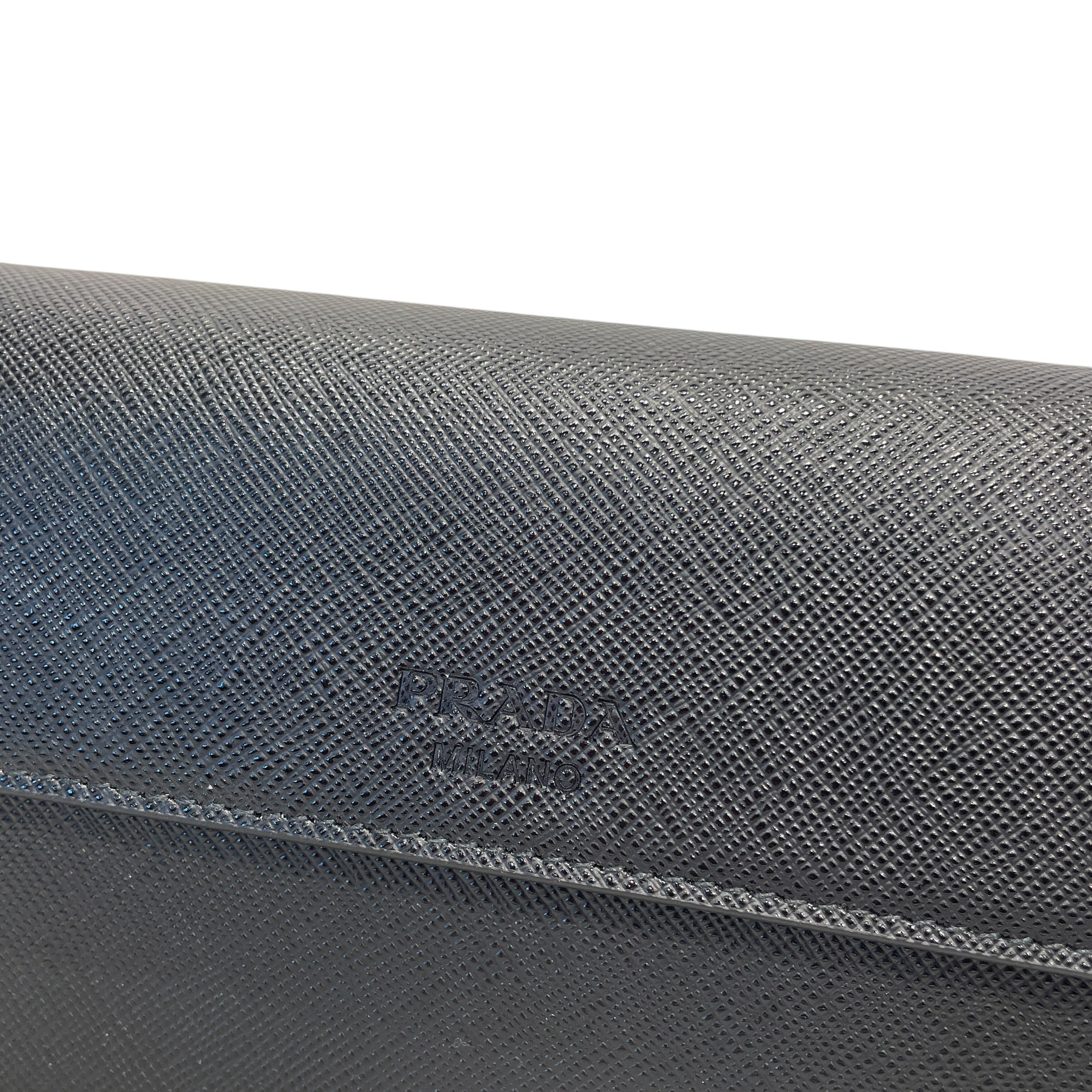 PRADA/Clutch Bag/Leather/BLK/SAFFIANO POCKET BELT BAG view 3