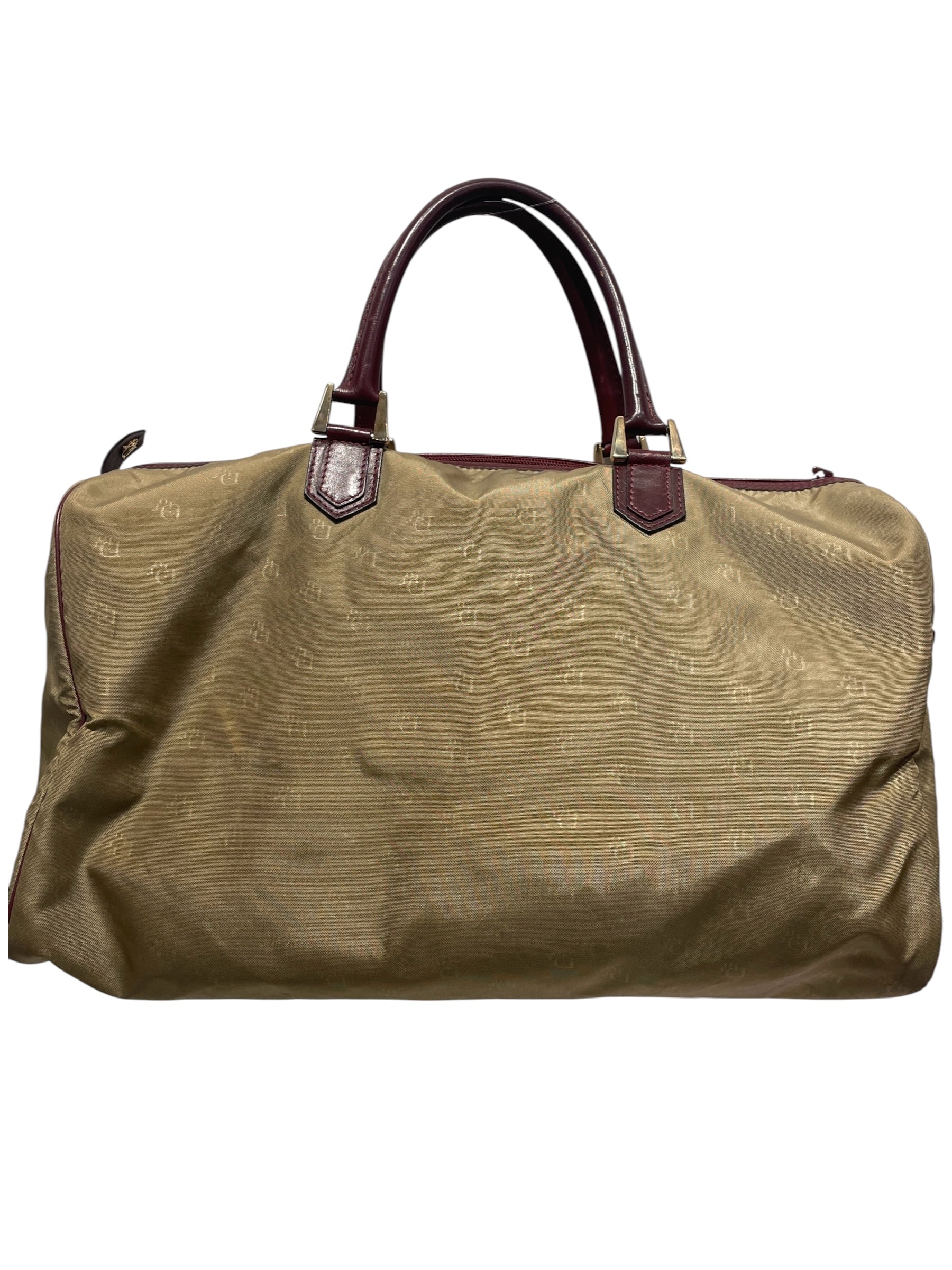 Christian Dior/Luggage/Nylon/KHK/Nylon Green Boston Travel Bag view 2
