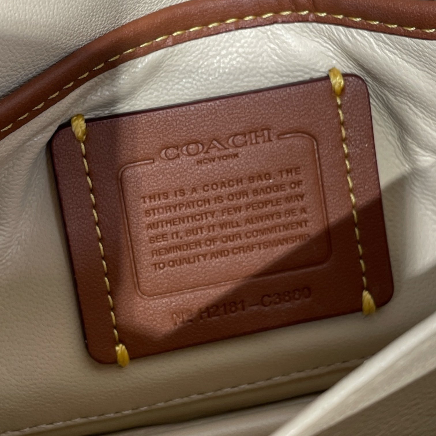 COACH/Bag/Leather/CRM/TABBY view 3