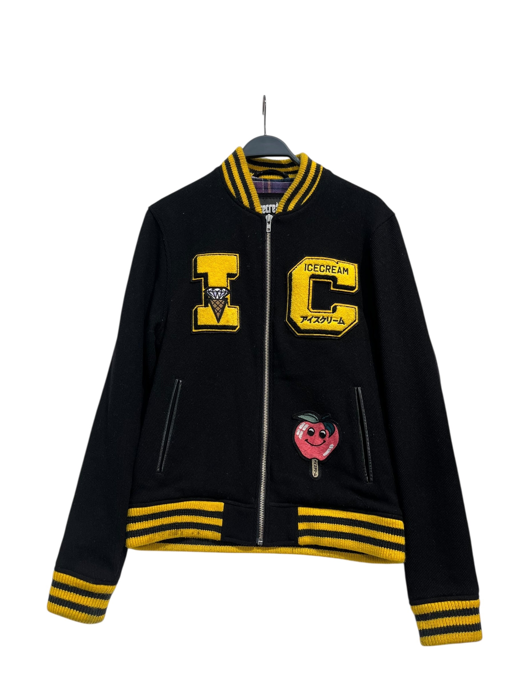 ICE CREAM/Souvenir Jkt/M/Cotton/BLK/CORDED BIKER JACKET view 1