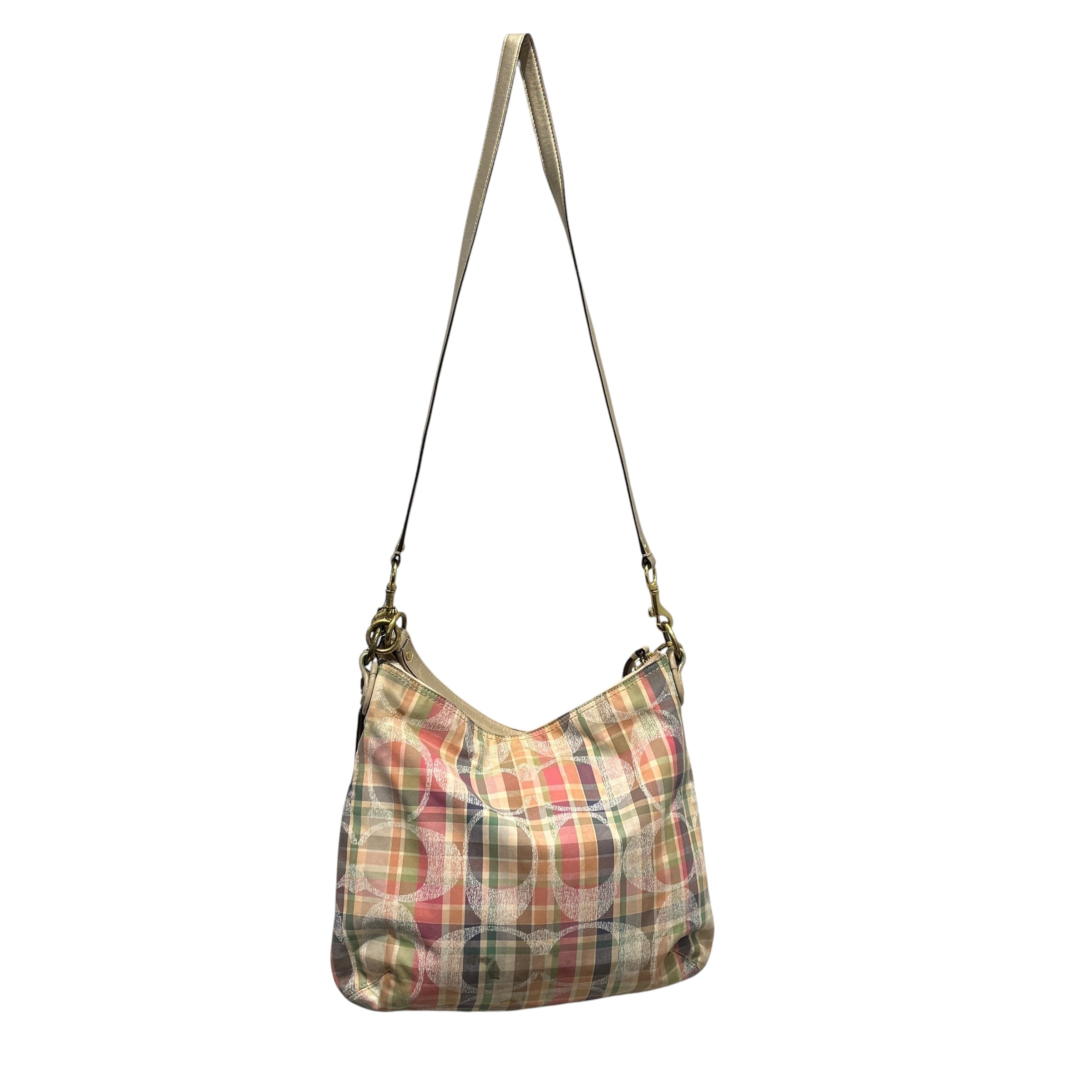 COACH/Vintage/Bag/Plaid/Cotton/MLT/monogram cargo pocket f23393 view 2