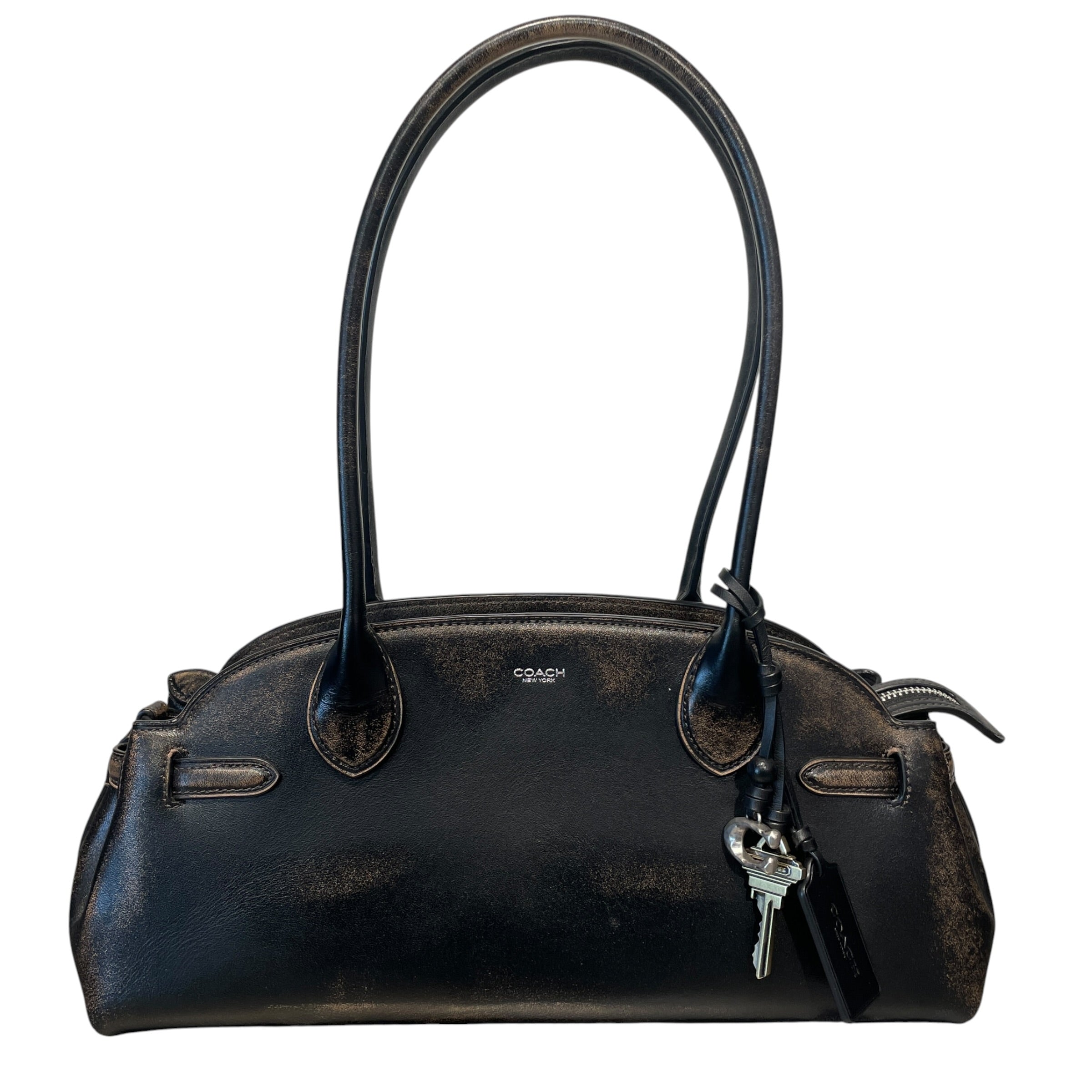 COACH/Bag/Leather/BLK/EMPIRE 34 LOVED IN LEATHER view 1