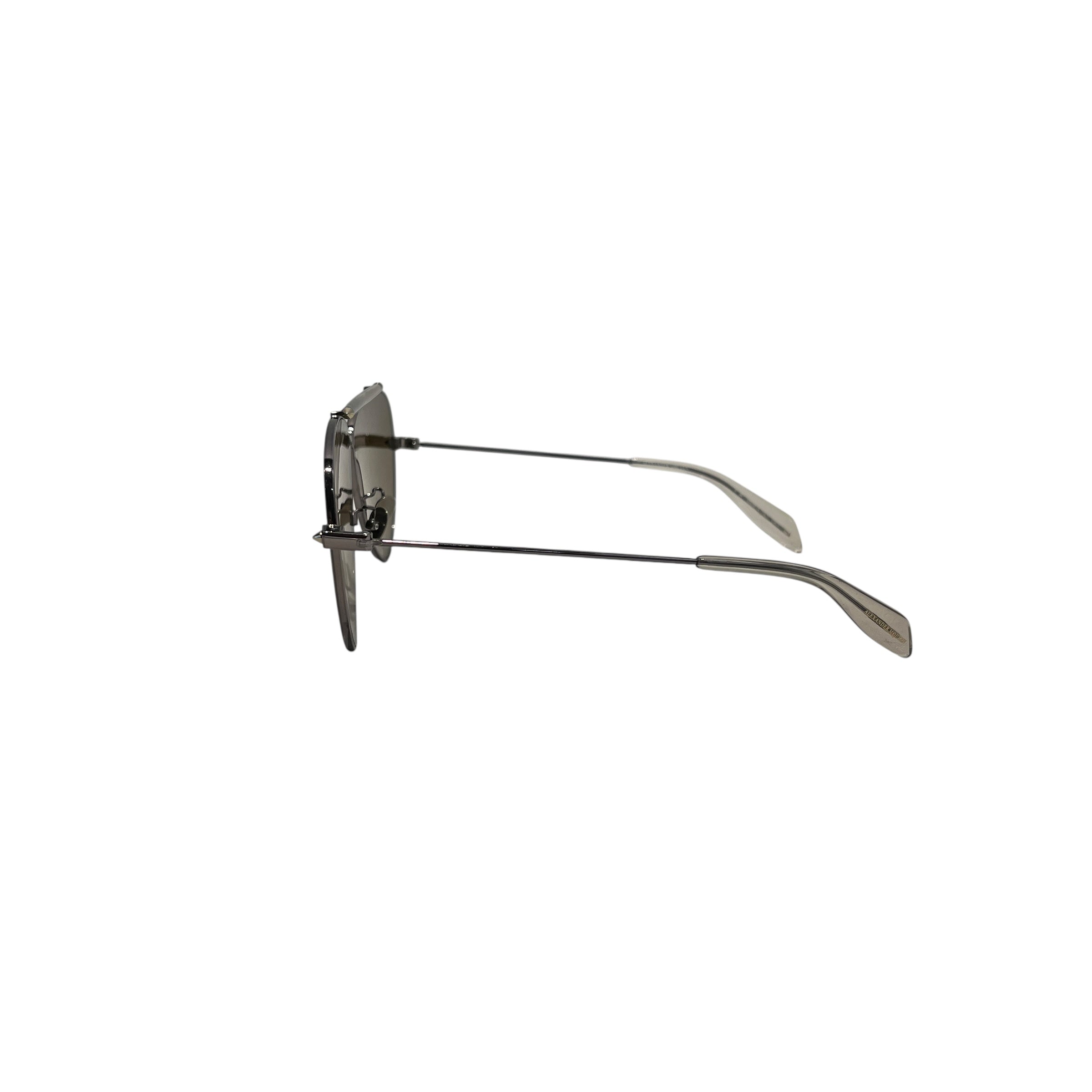 Alexander McQueen/Sunglasses/Plastic/YEL/Aviators view 3