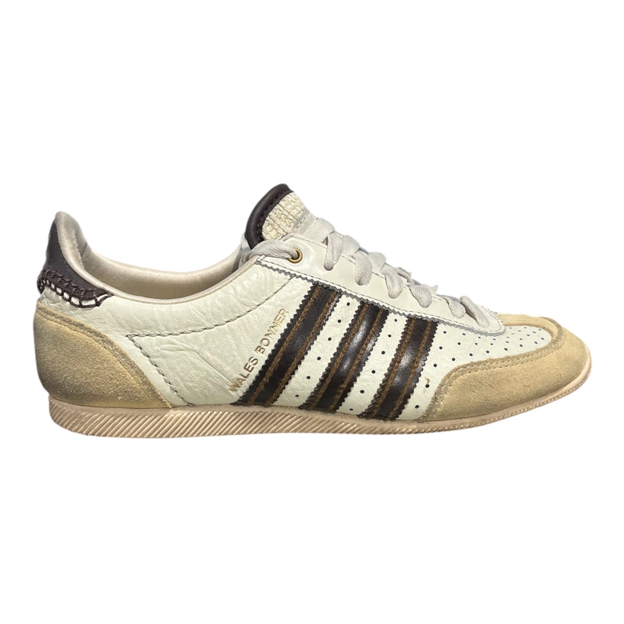 adidas/WALES BONNER/Low-Sneakers/US 5/Leather/CRM/JAPAN 'CRM WHT BRWN view 3