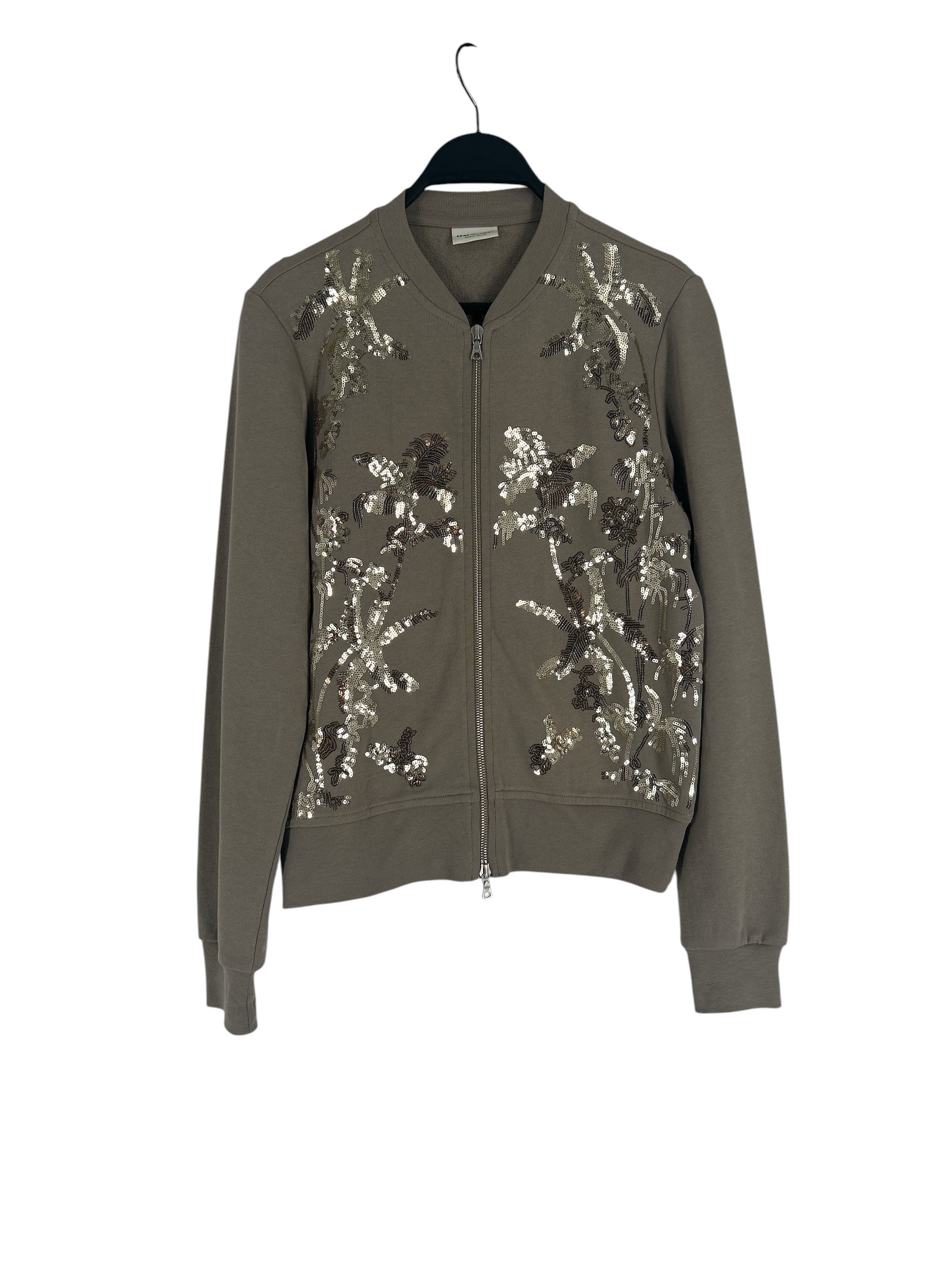 DRIES VAN NOTEN/Jacket/XS/Cotton/GRY/SEQUIENCE PATTERN view 1