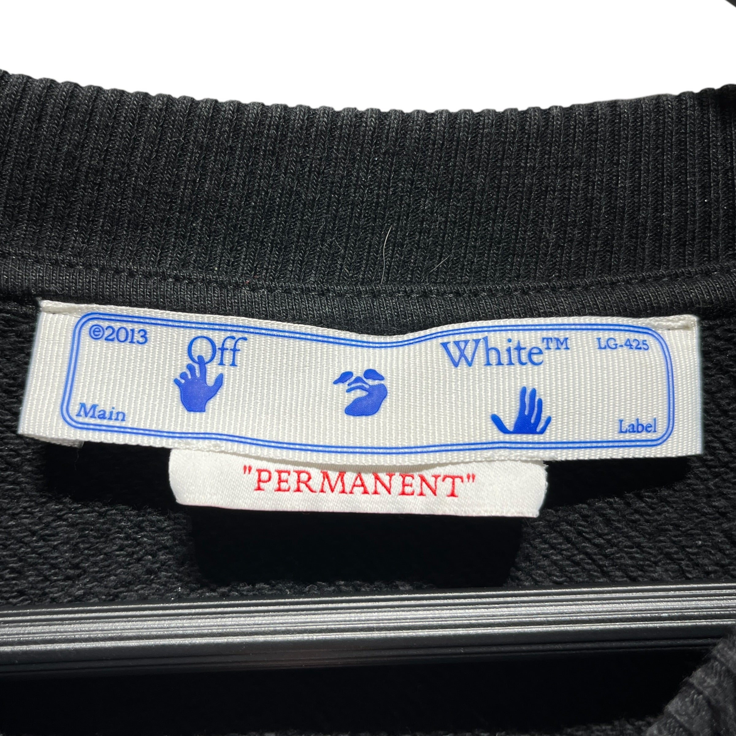 OFF-WHITE/Sweatshirt/L/Cotton/BLK/ view 3