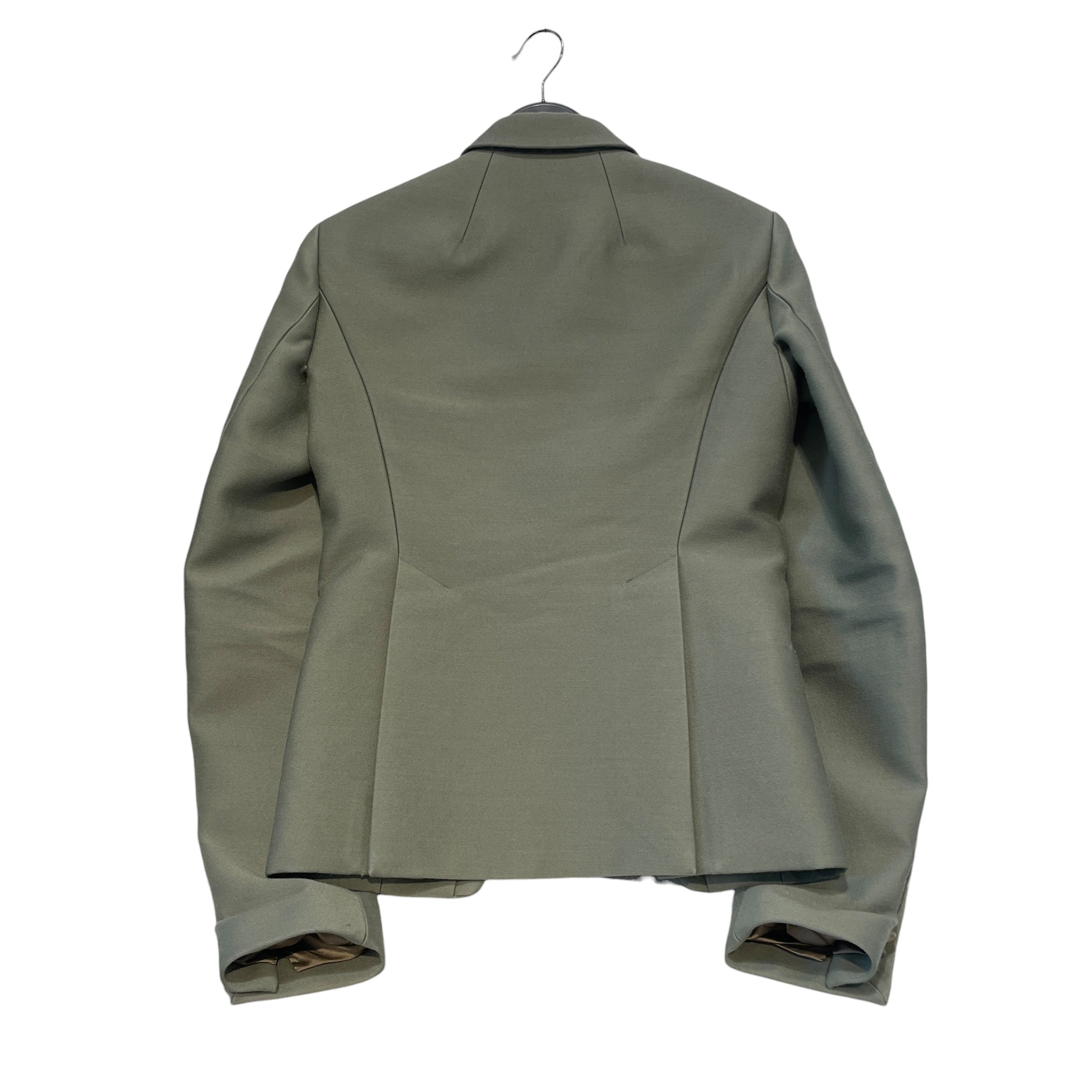 Rick Owens/Tailored Jkt/48/Wool/GRN/F/W 2017 Sage Blazer view 2