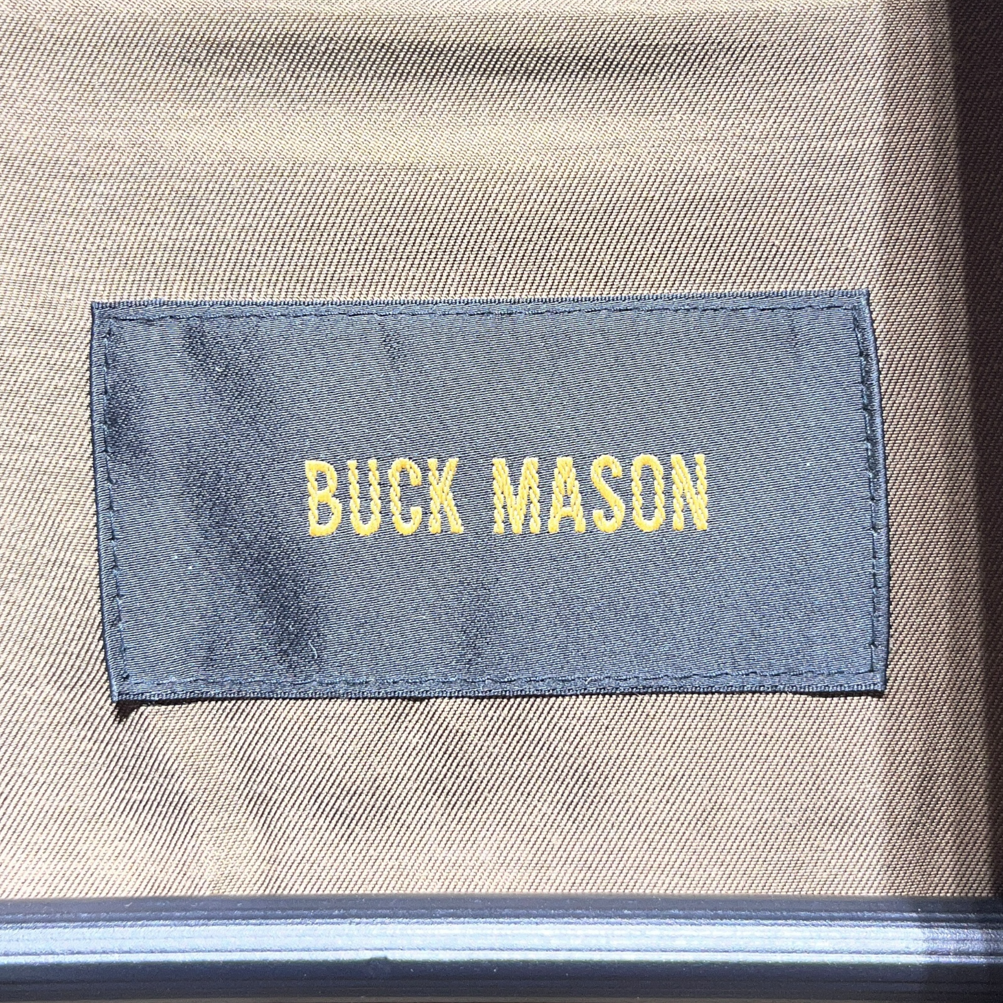 BUCK MASON/Jacket/L/Suede/KHK/ view 3