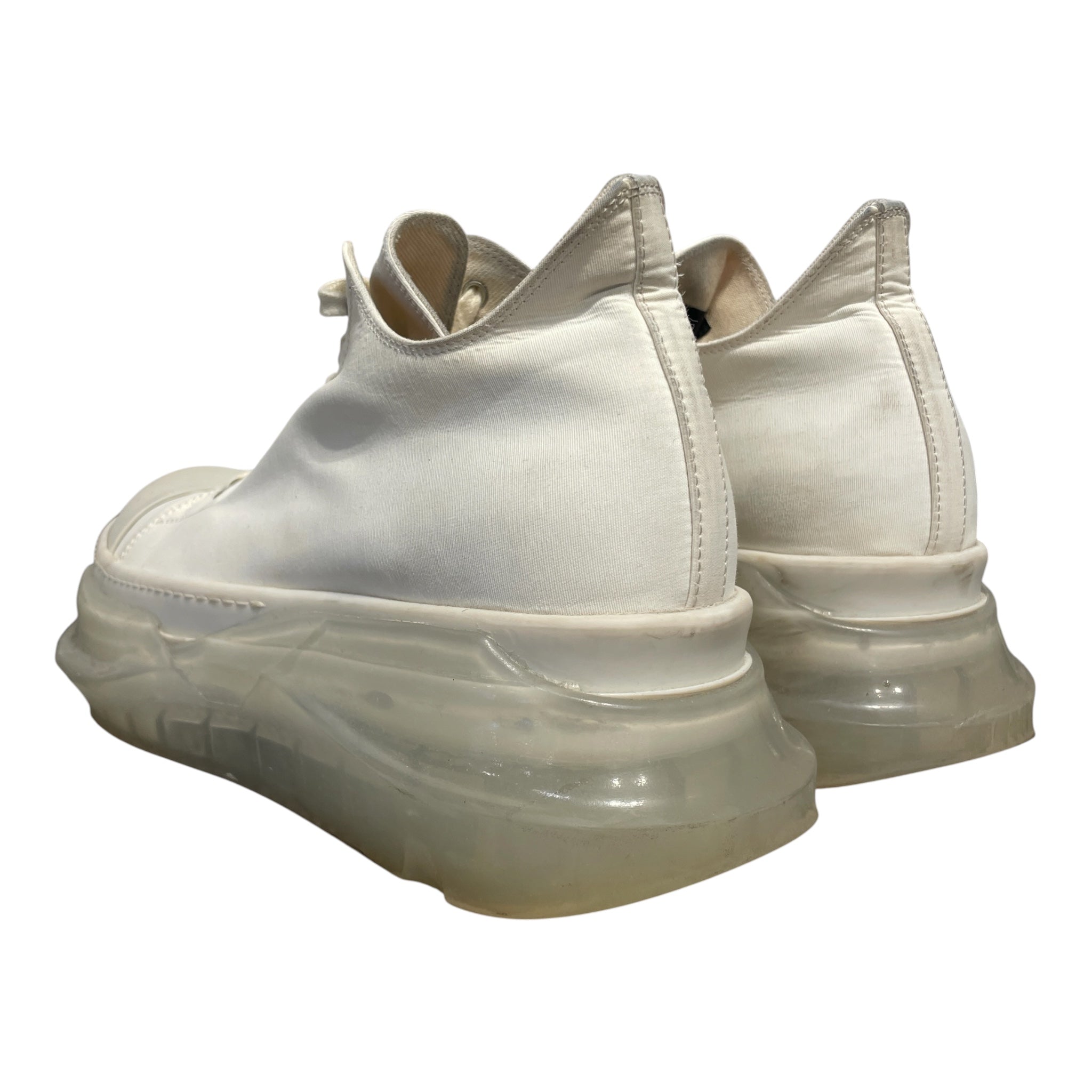 RICK OWENS DRKSHDW/Low-Sneakers/EU 43.5/Cotton/WHT/DRKSHDW ABSTRACT view 2