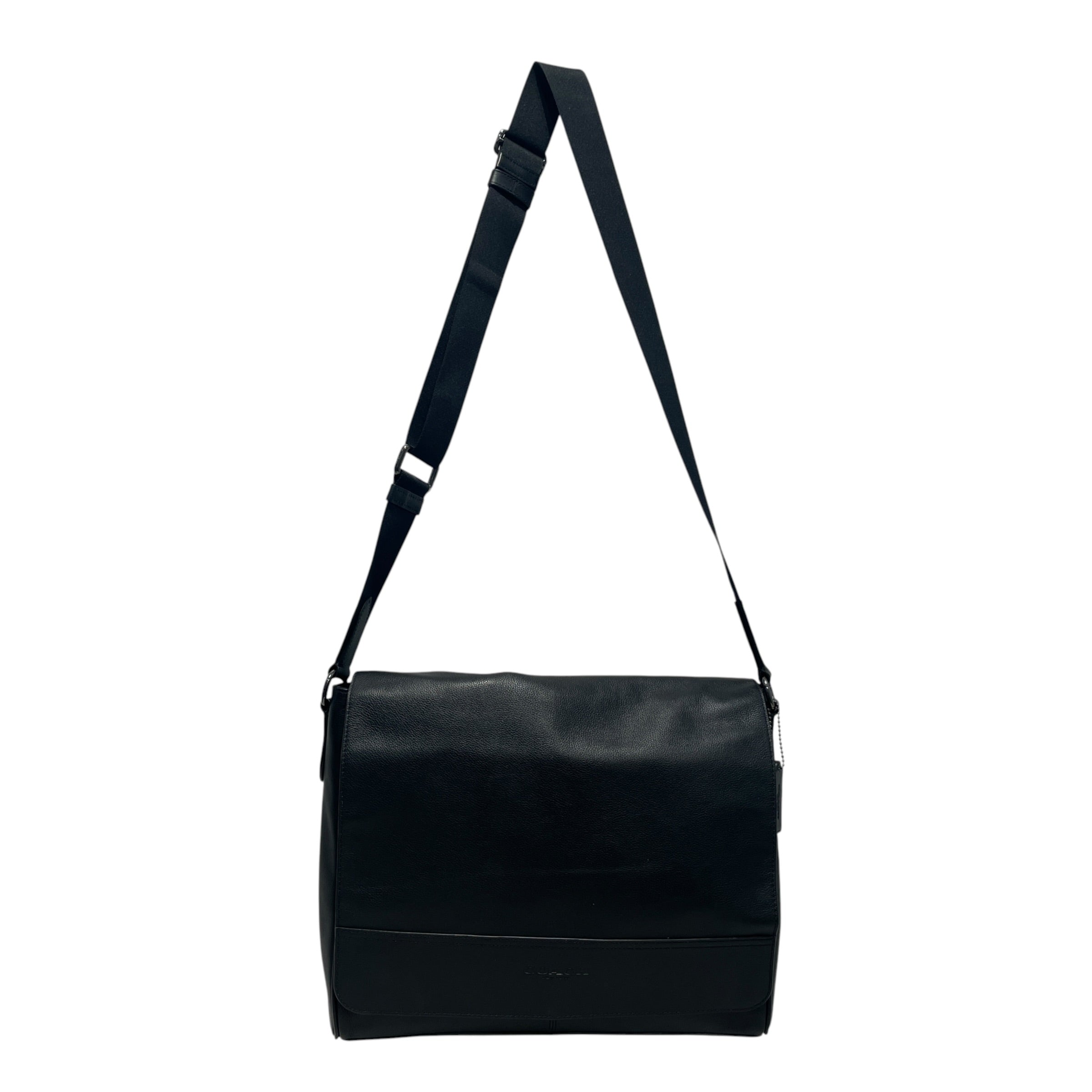 COACH/Cross Body Bag/Leather/BLK/Houston Smooth Calf Messenger view 1