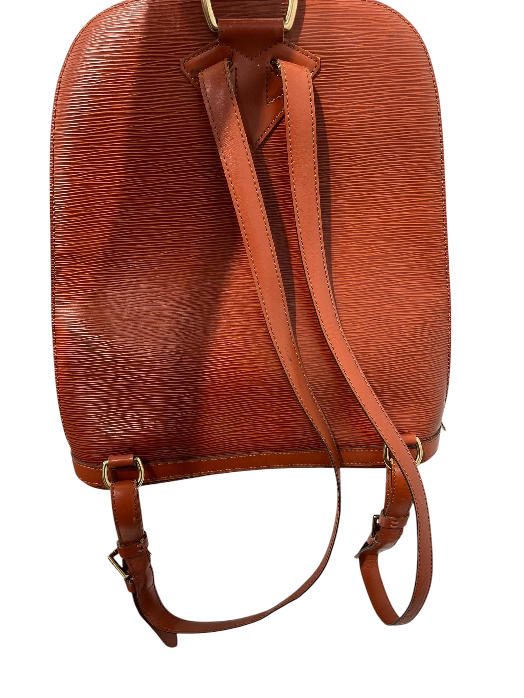 LOUIS VUITTON/Backpack/Leather/BRW/GOBELINS FRONT POCKET BAG view 3