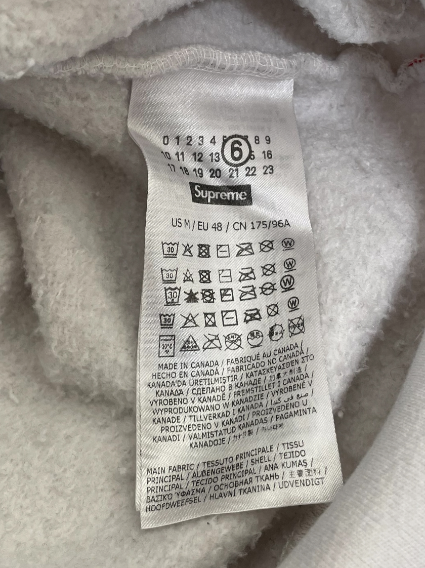 MM6/Supreme/Hoodie/M/Graphic/Cotton/WHT/Bogo Hoodie view 5