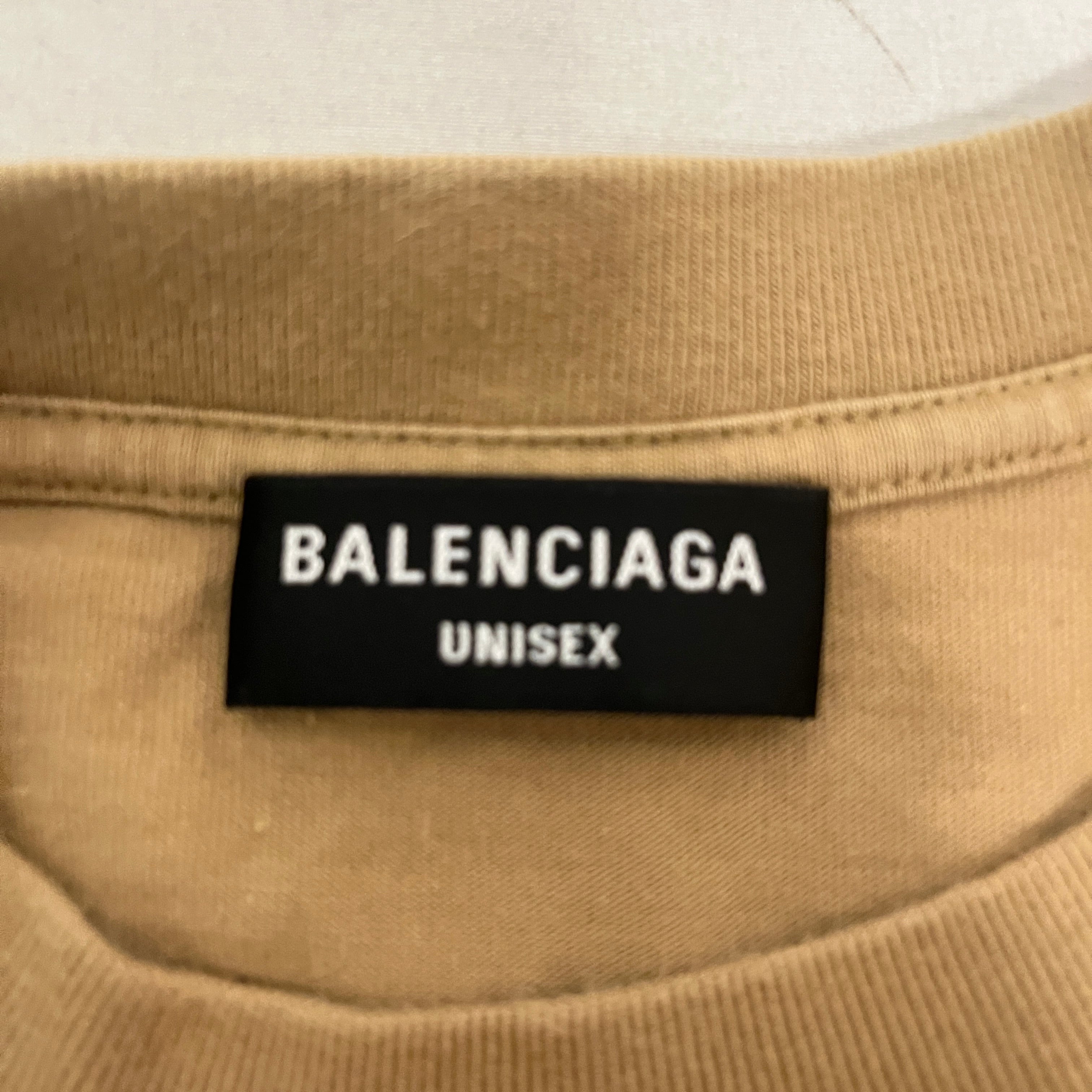 BALENCIAGA/T-Shirt/XS/Cotton/BEG/WORLD FOOD PROGRAMME TEE view 3