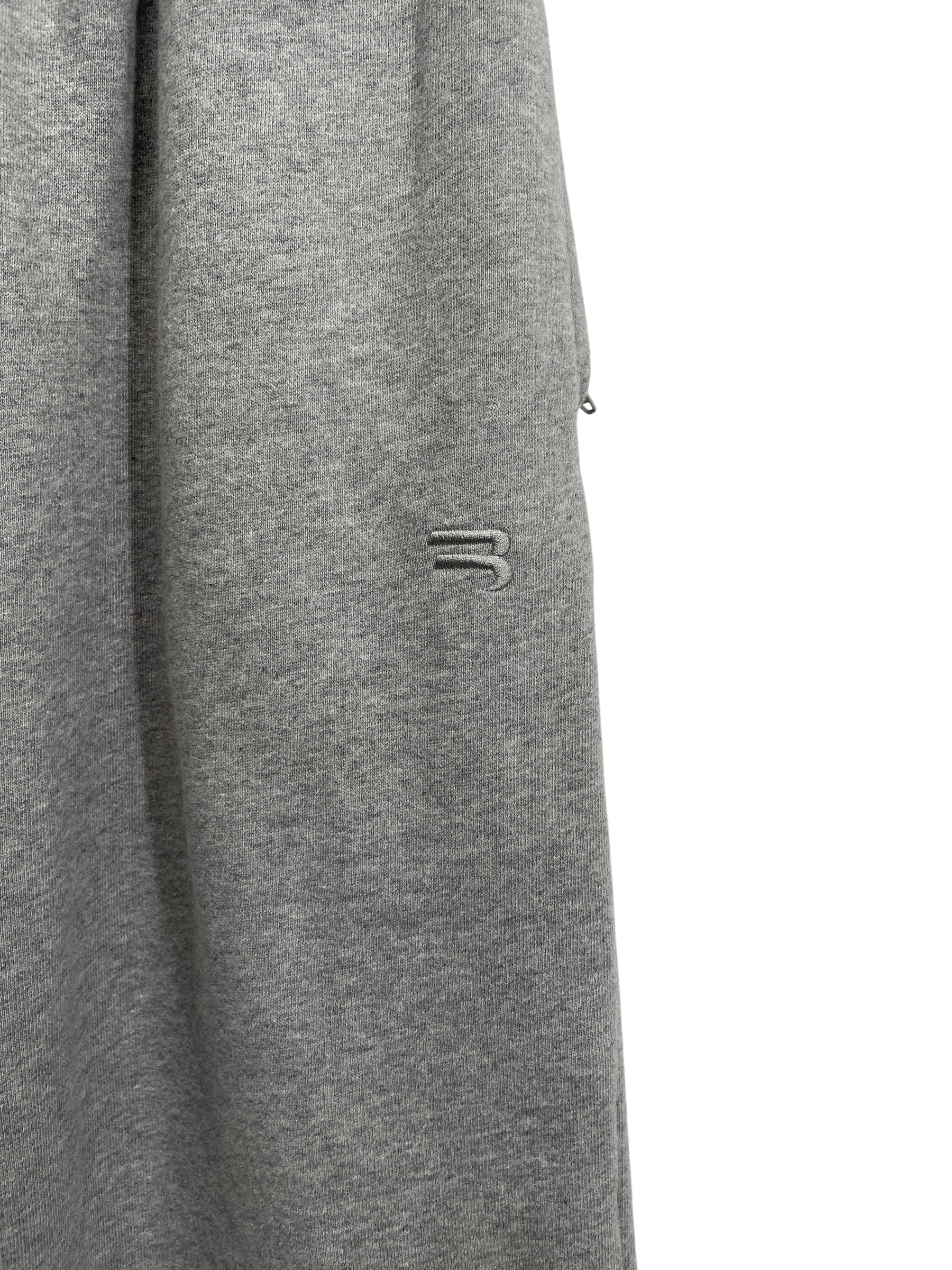 BALENCIAGA/Pants/S/Cotton/GRY/FW21 DOUBLE WAIST SWEATPANTS view 3