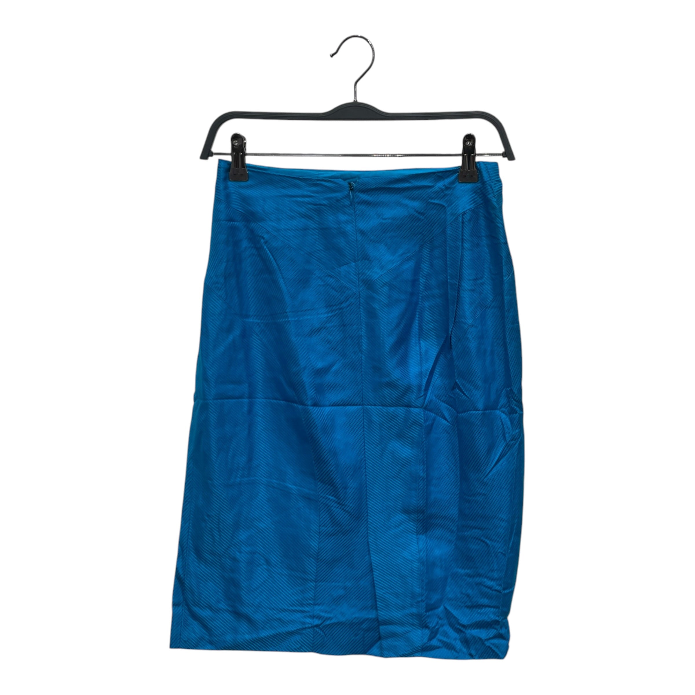 GIANNI VERSACE/Skirt/32/Polyester/BLU/Midi Length/STRIPE PRNT OG VERSACE TEAL view 2