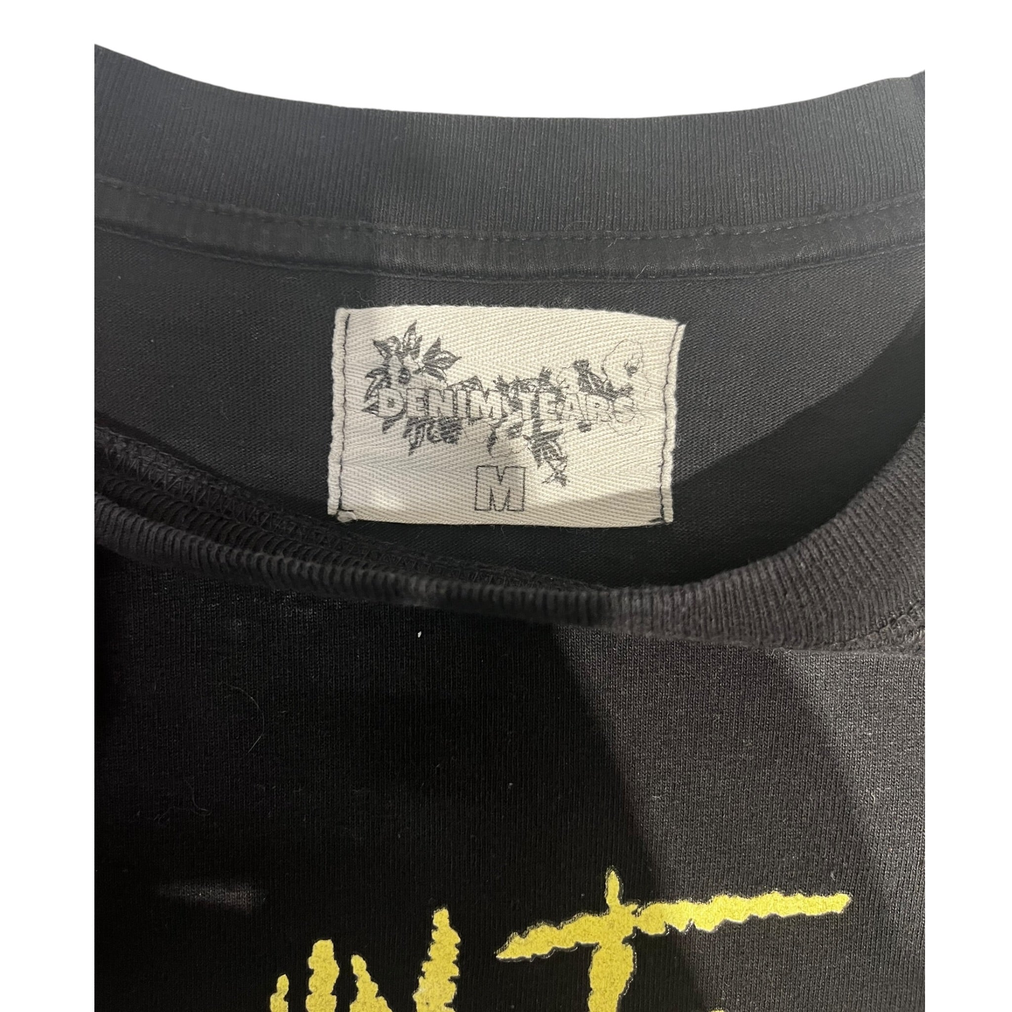DENIM TEARS/T-Shirt/M/Cotton/BLK/ view 3