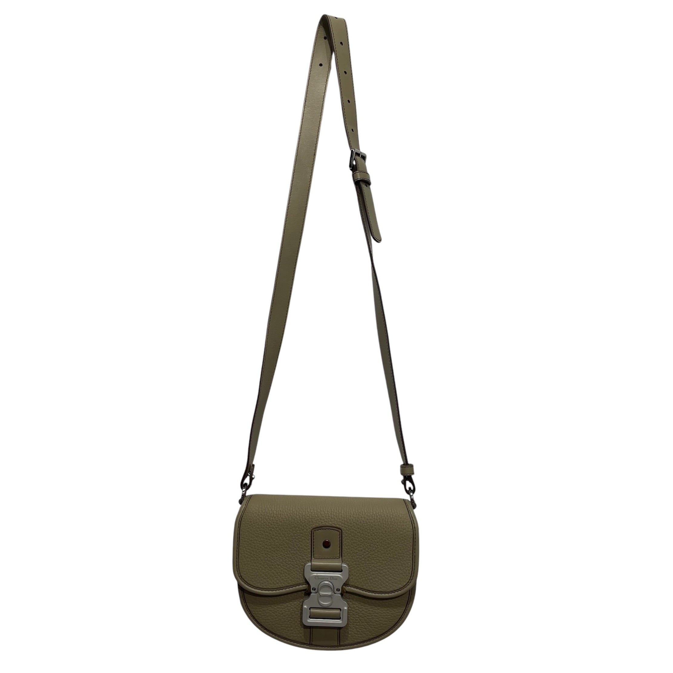Christian Dior/Cross Body Bag/Leather/KHK/MINI GALLOP CD BUCKLE view 1