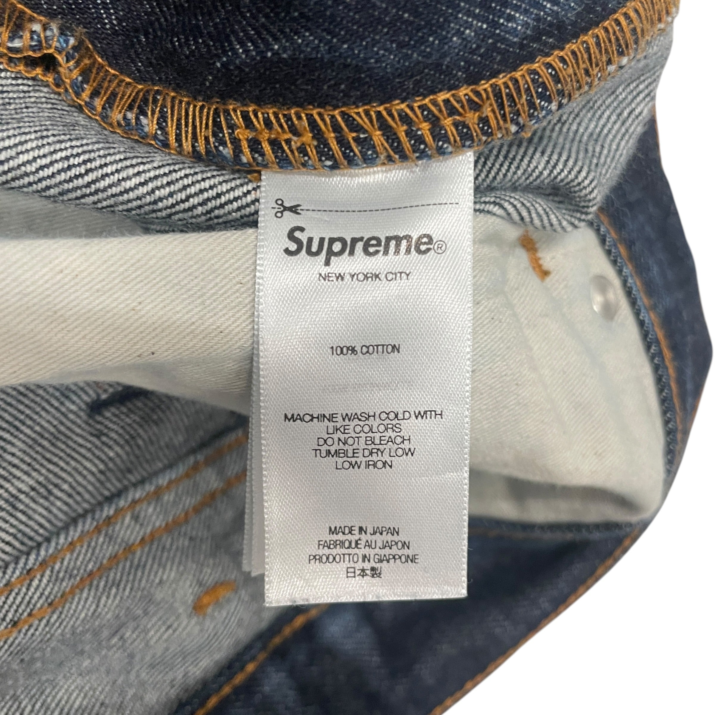 Supreme/Straight Pants/30/Denim/IDG/LOOSE FIT SELVEDGE view 4