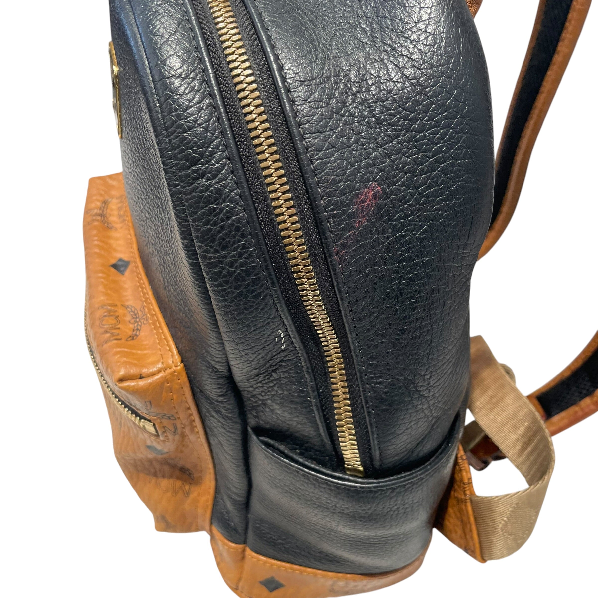 MCM/Backpack/Monogram/Leather/BLK/MINI STARK view 7