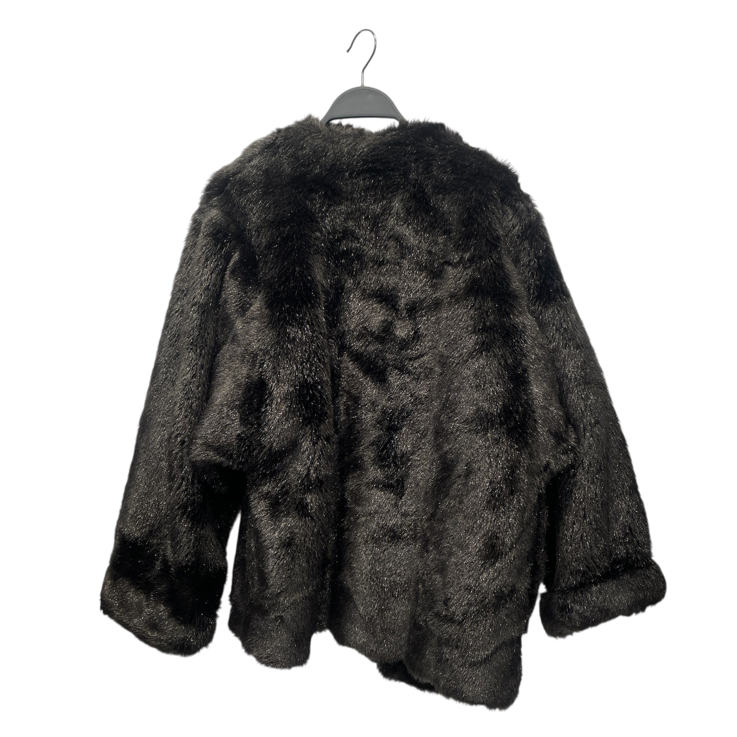Vintage/Coat/Fur/BLK/NO TAGS/COLLAR view 2